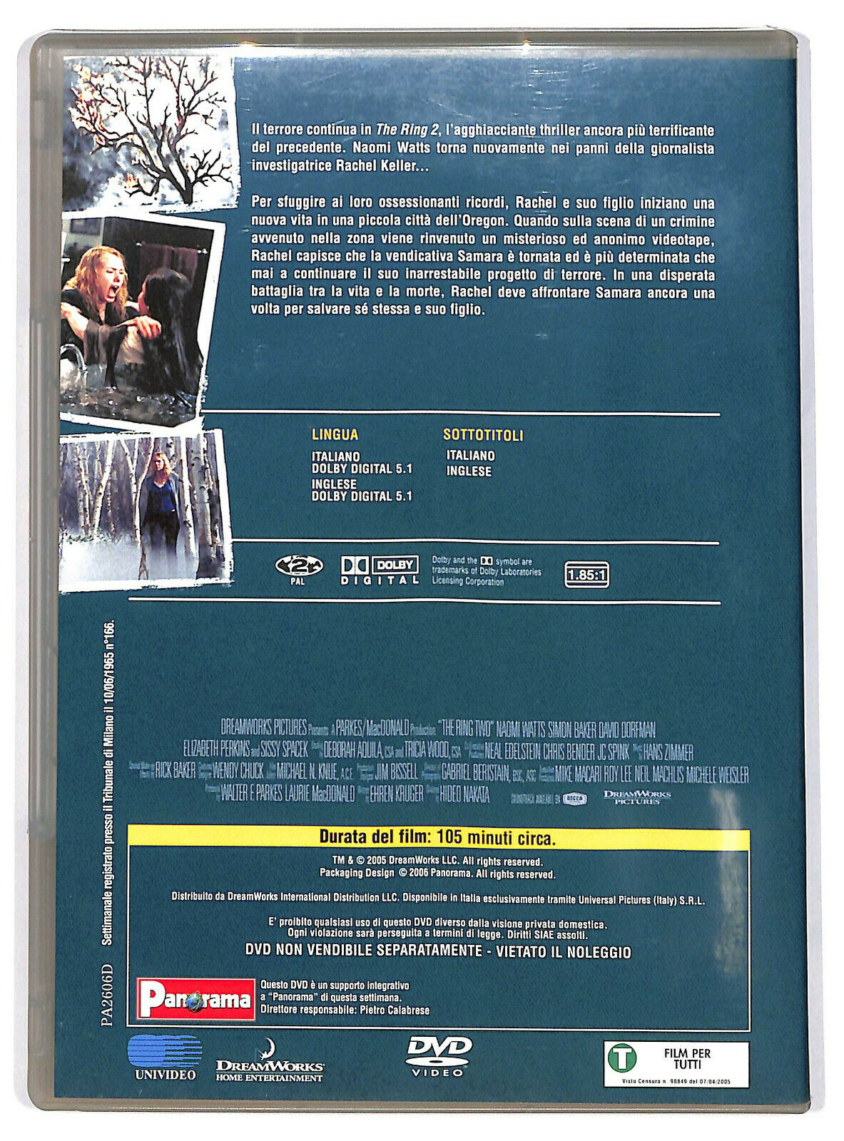 EBOND The Ring 2 DVD  Editoriale D593262
