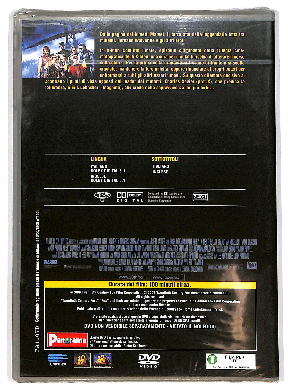 EBOND  X - Men Conflitto Finale  DVD Editoriale D593319