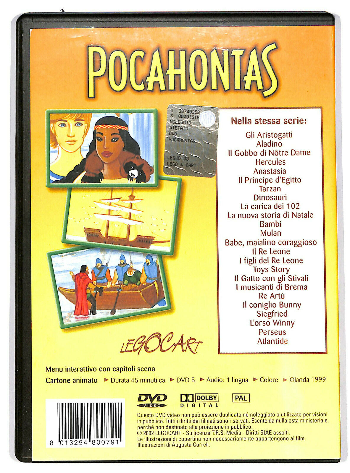 EBOND Pocahontas DVD D593321