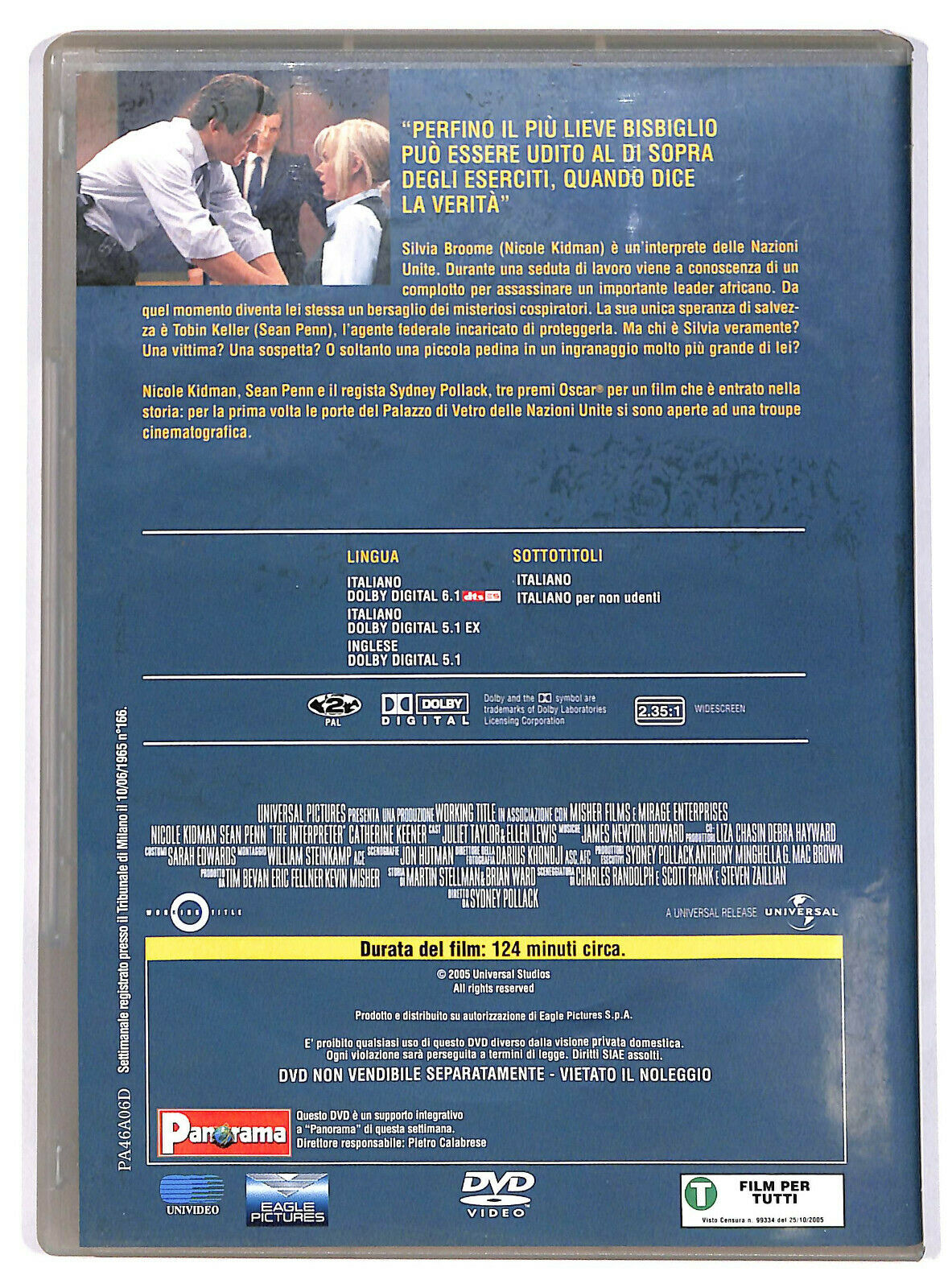 EBOND  The Interpreter  DVD  Editoriale D593461