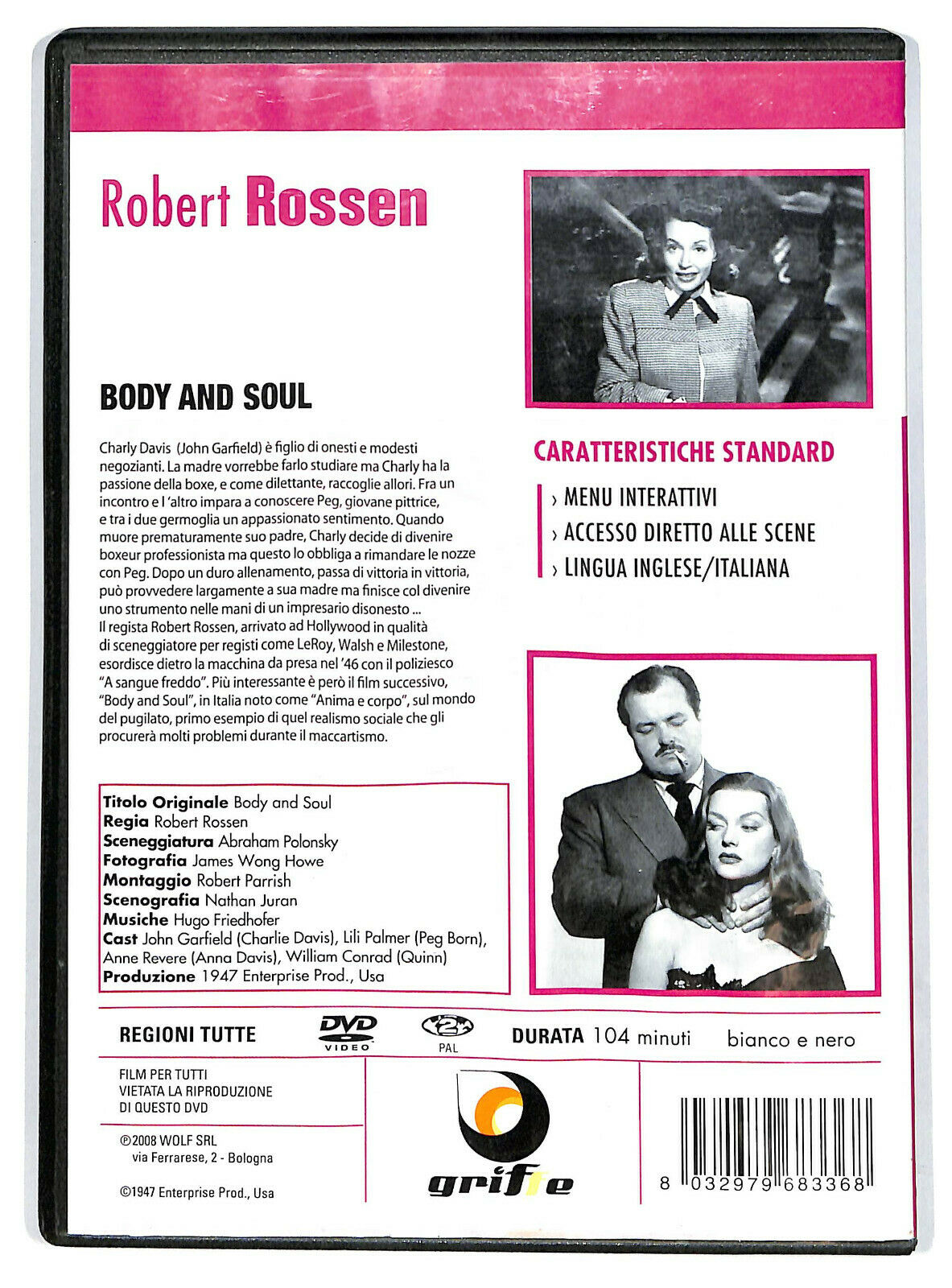 EBOND Body And Soul  DVD D594019