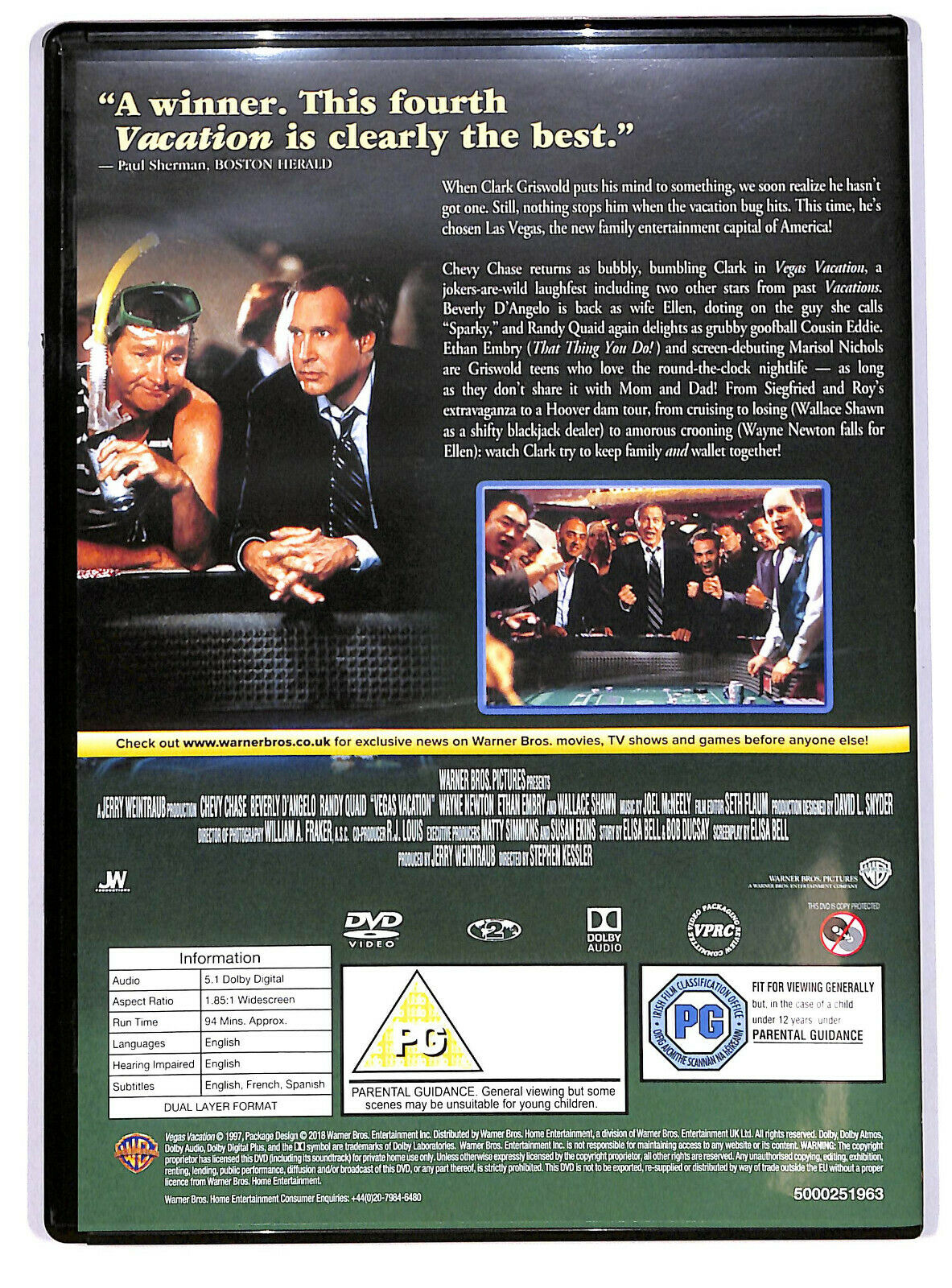 EBOND Vegas Vacation DVD Uk Edition D594035