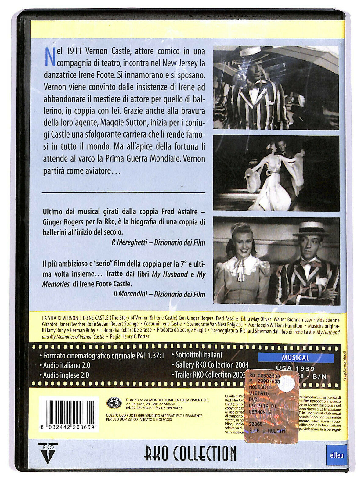 EBOND La Vita Di Vernon e Irene Castle DVD D594048
