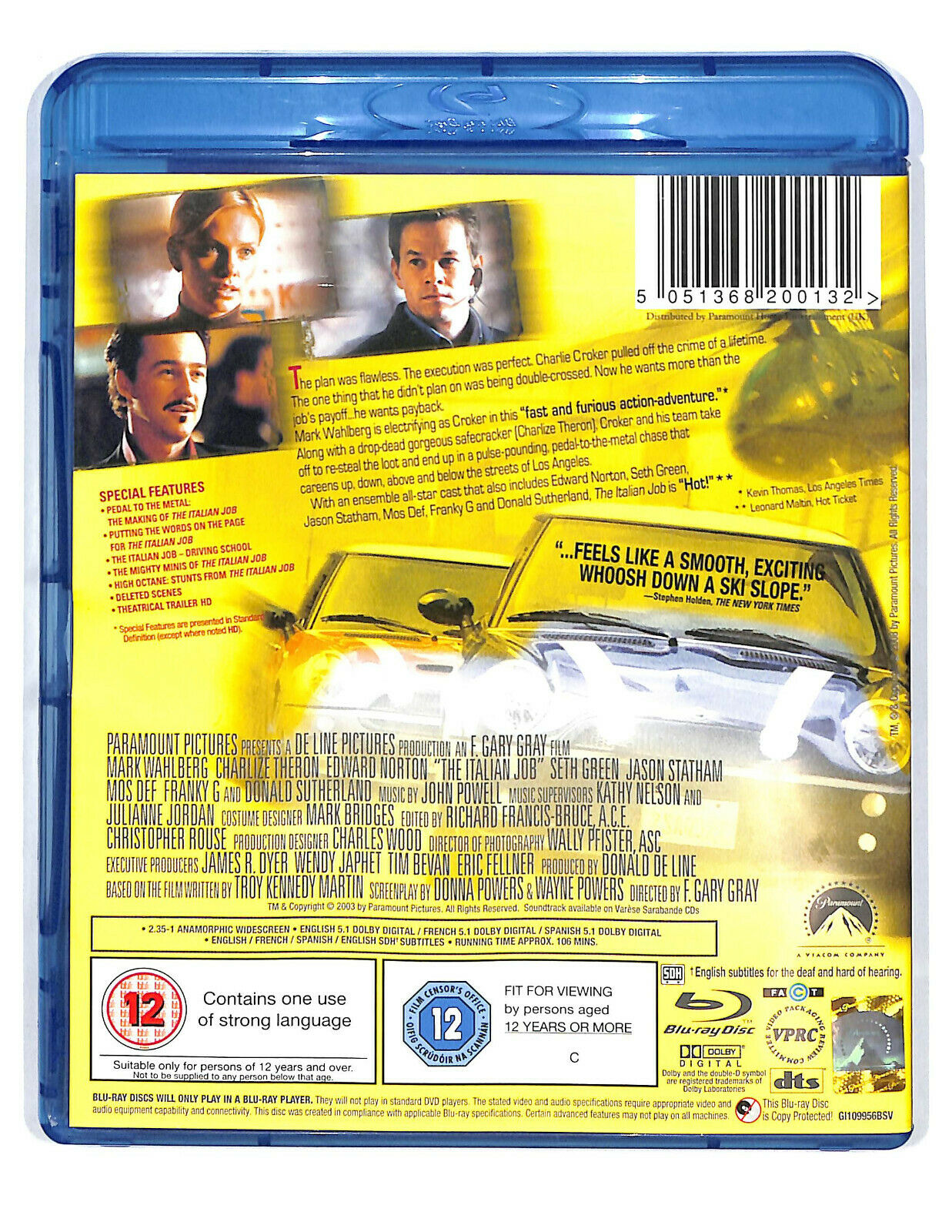 EBOND The Italian Job BLURAY D594408