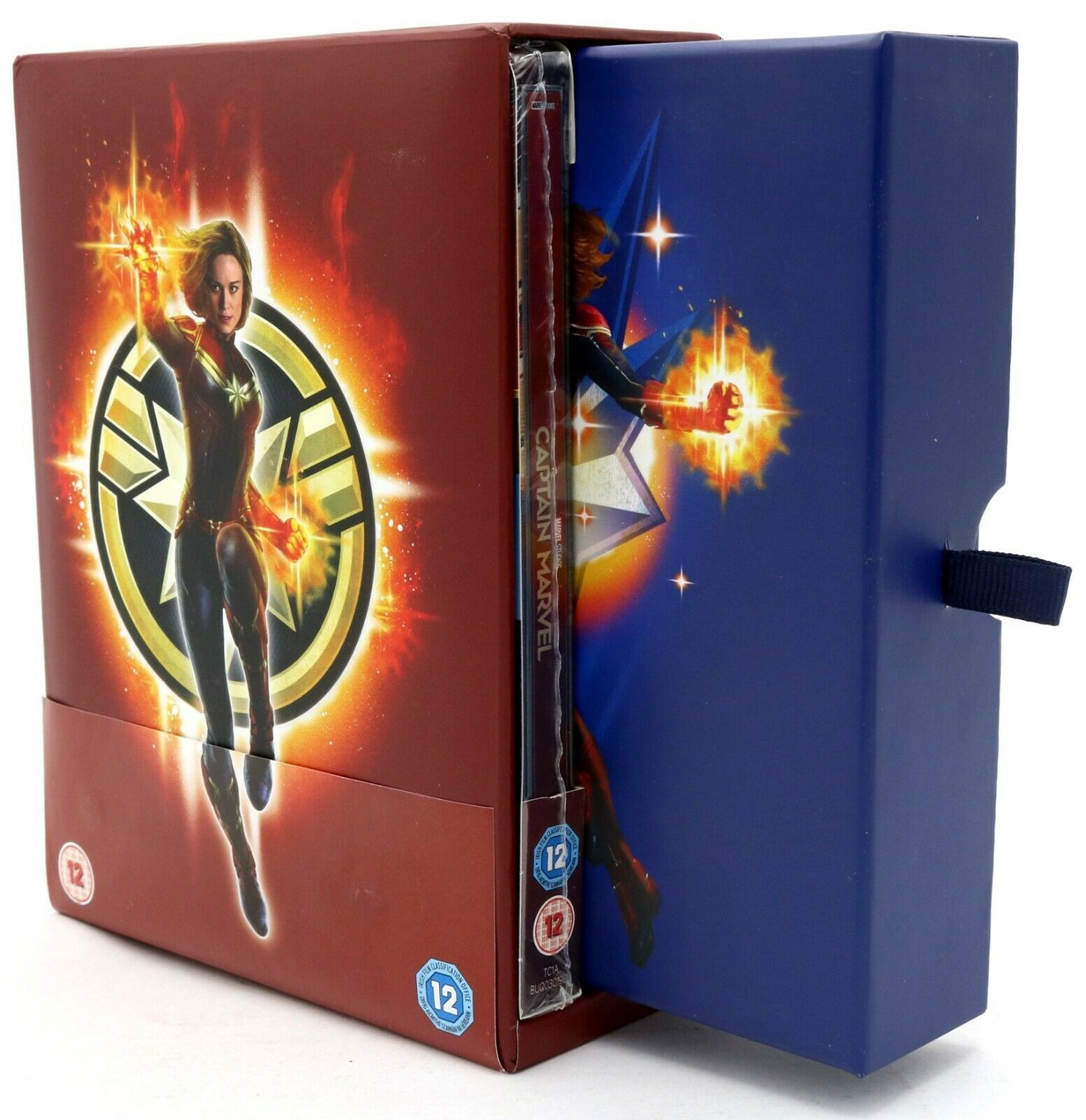 EBOND Captain Marvel 4k Ultra Hd + BLURAY Zavvi (manca Una Cartolina) BLURAY D594502