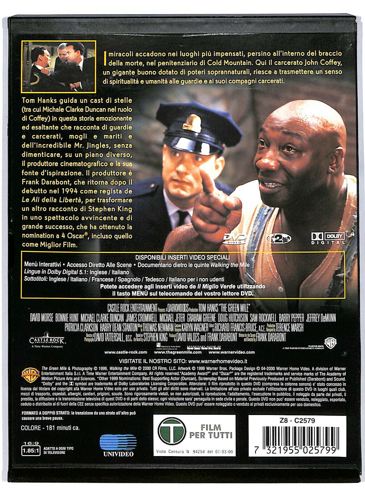 EBOND Il Miglio Verde DVD Snapper D594857