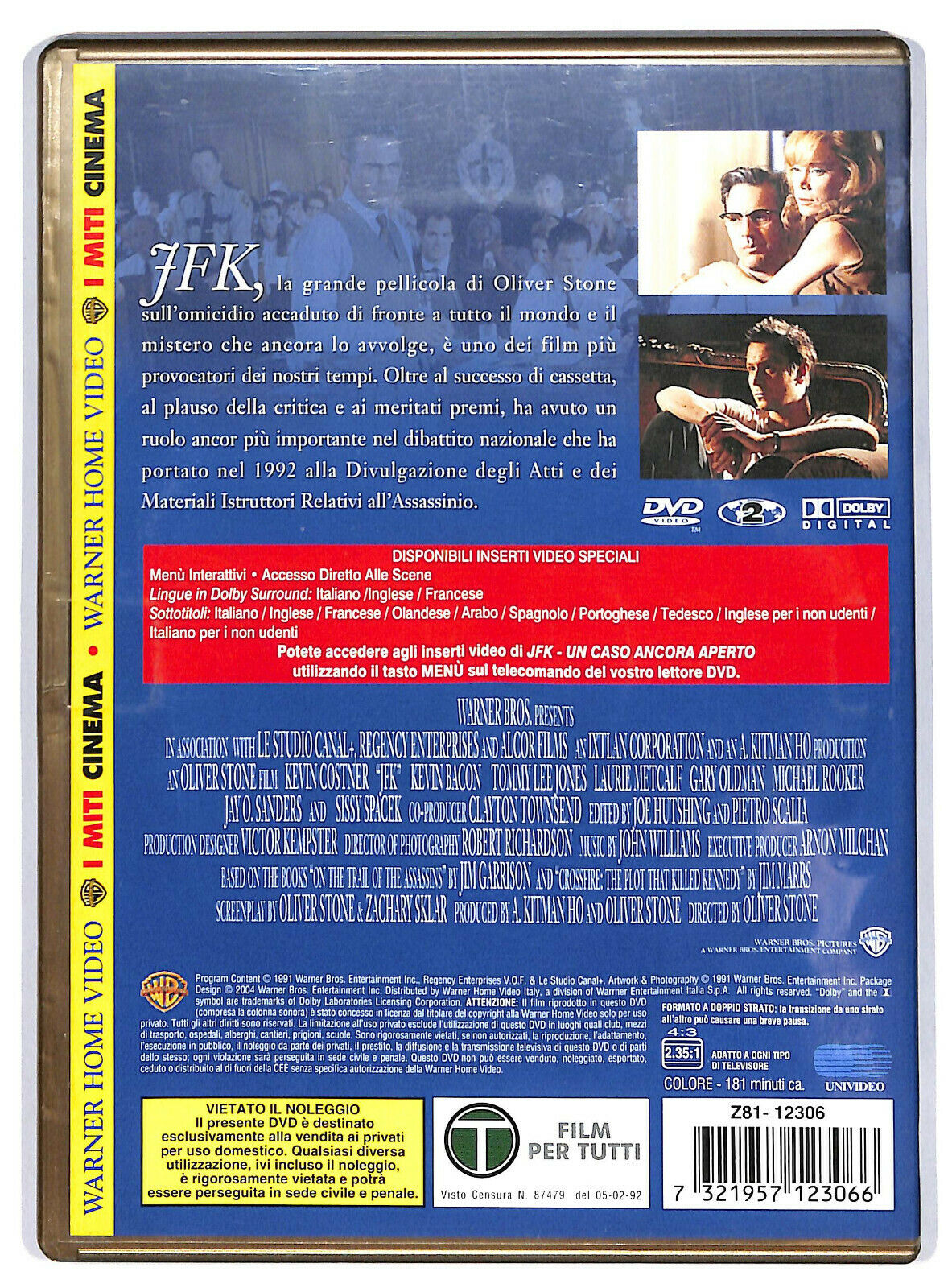 EBOND Jfk - Un Caso Ancora Aperto DVD D594911