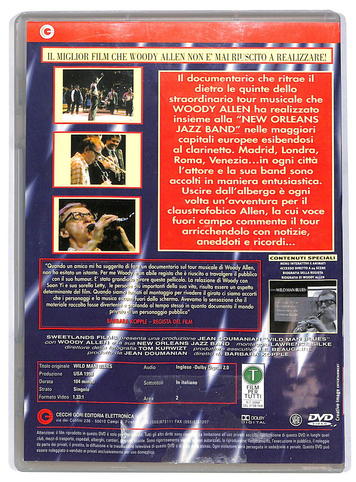 EBOND  Wild Man Blues  DVD  Editoriale D594955