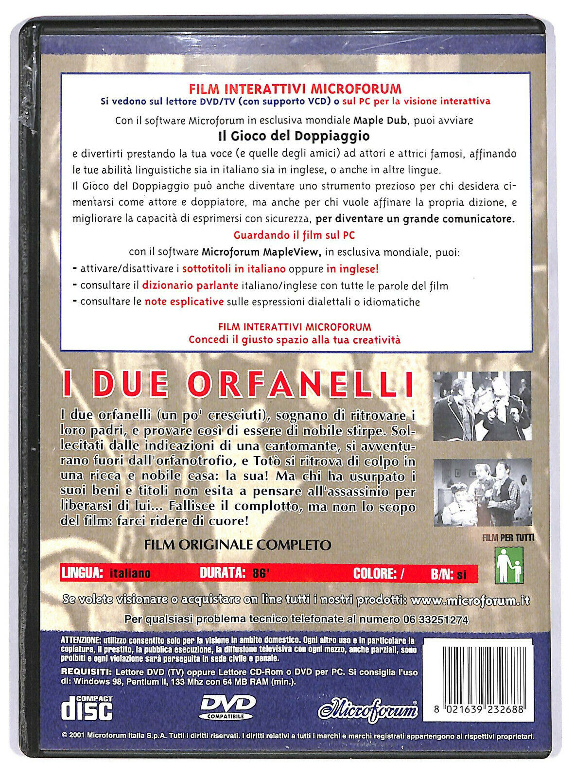 EBOND  I Due Orfanelli - Film Interattivi DVD D594963