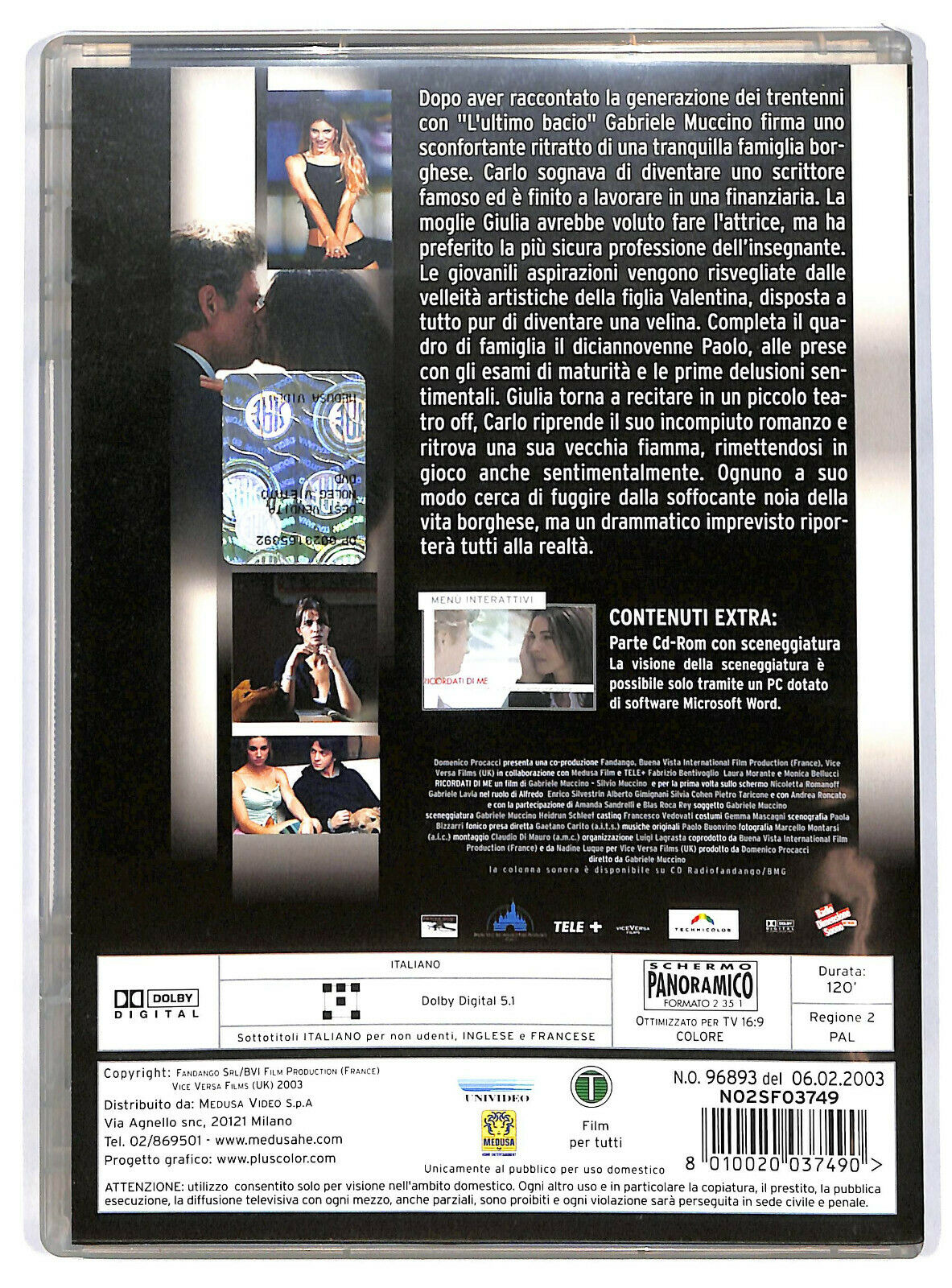 EBOND Ricordati Di Me  DVD D595153