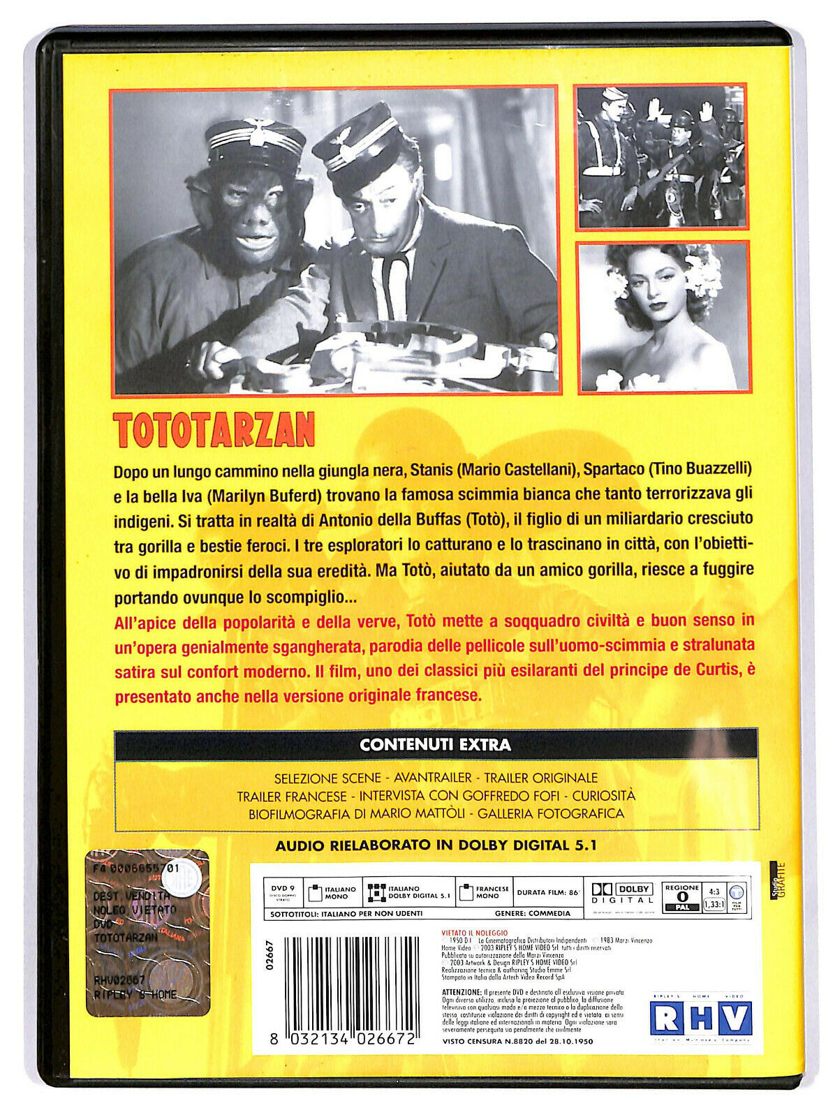 EBOND Tototarzan  DVD D595359