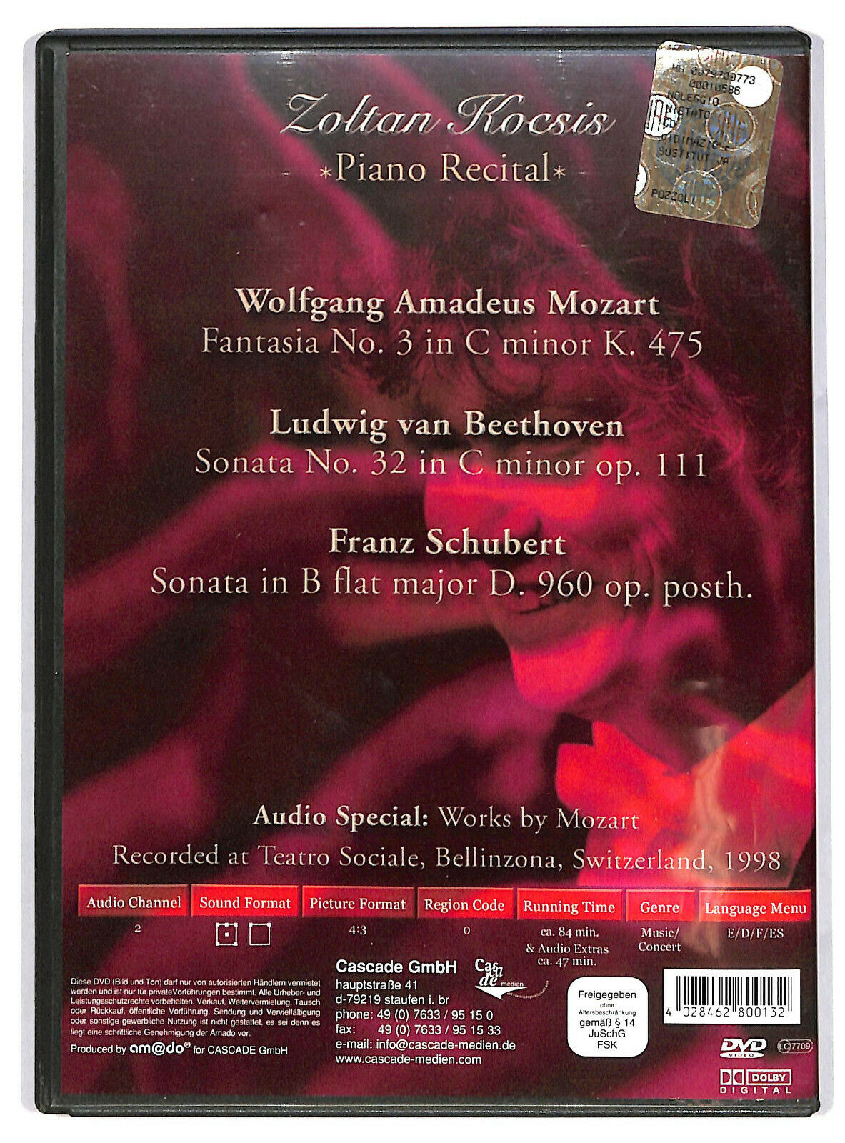 EBOND  Piano Recitals  DVD D595902