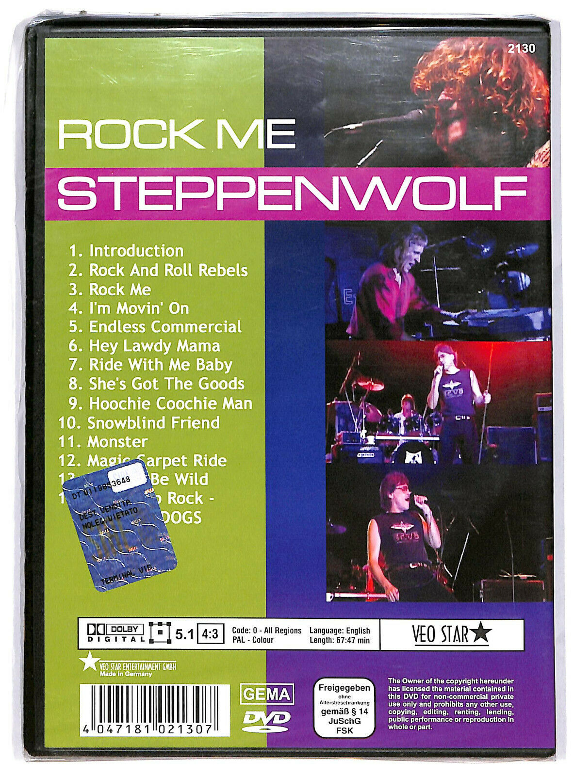 EBOND Rock Me Di Steppenwolf DVD D596545