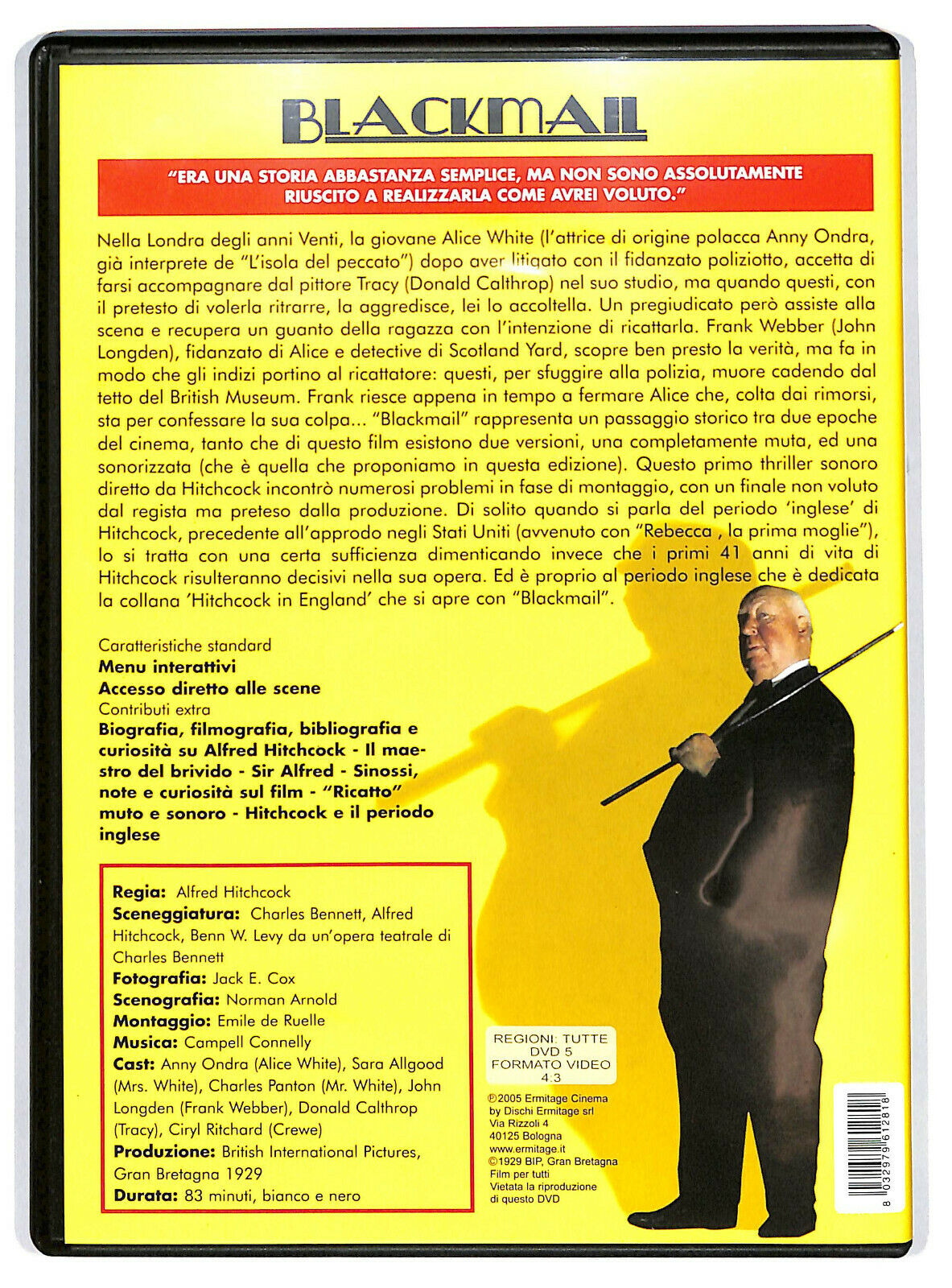 EBOND Blackmail. Ricatto  DVD D596945