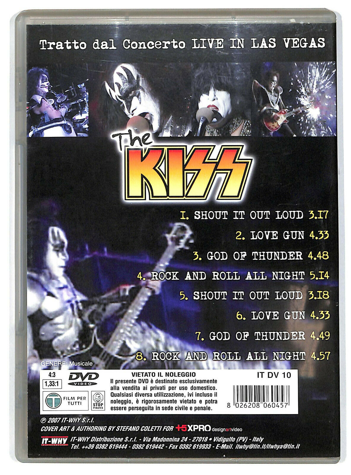 EBOND The Kiss - Tratto Dal Concerto ''live In Las Vegas''  DVD D597063