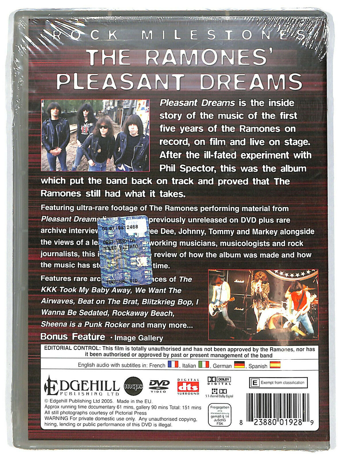 EBOND Ramones – Pleasant Dreams DVD D597066