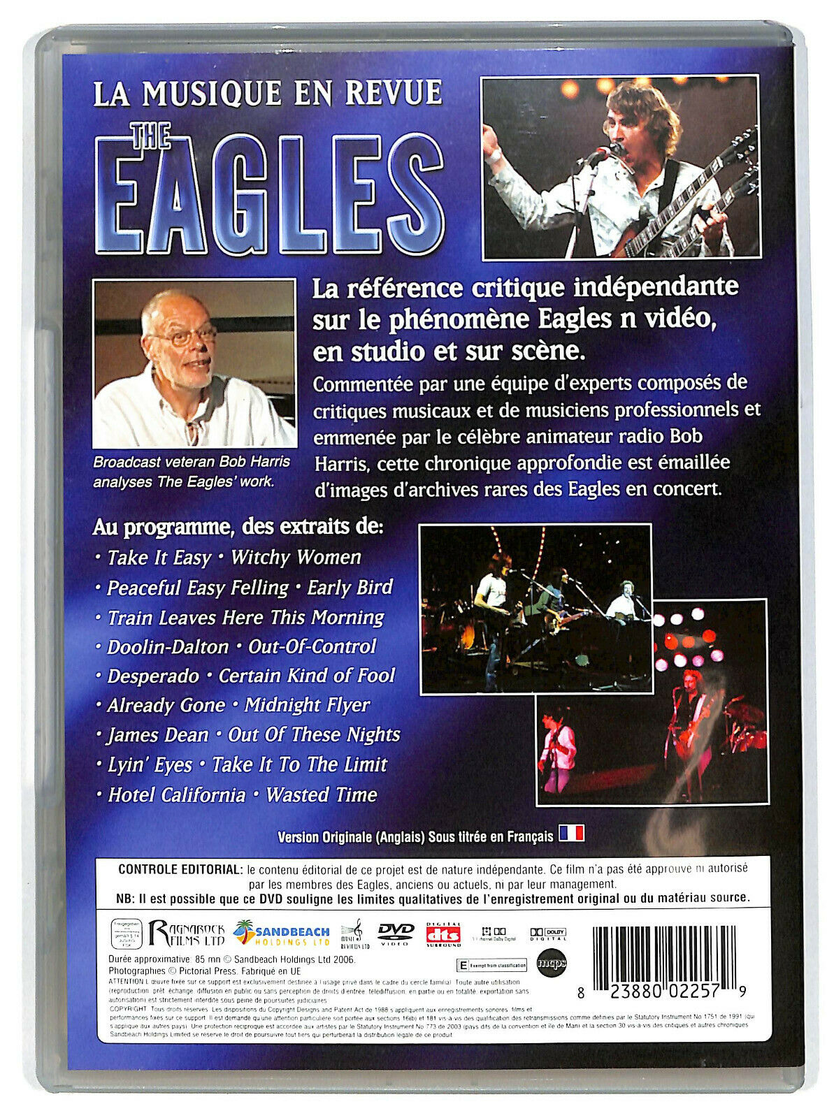 EBOND  The Eagles La Musique En Revue DVD EDition France D597102