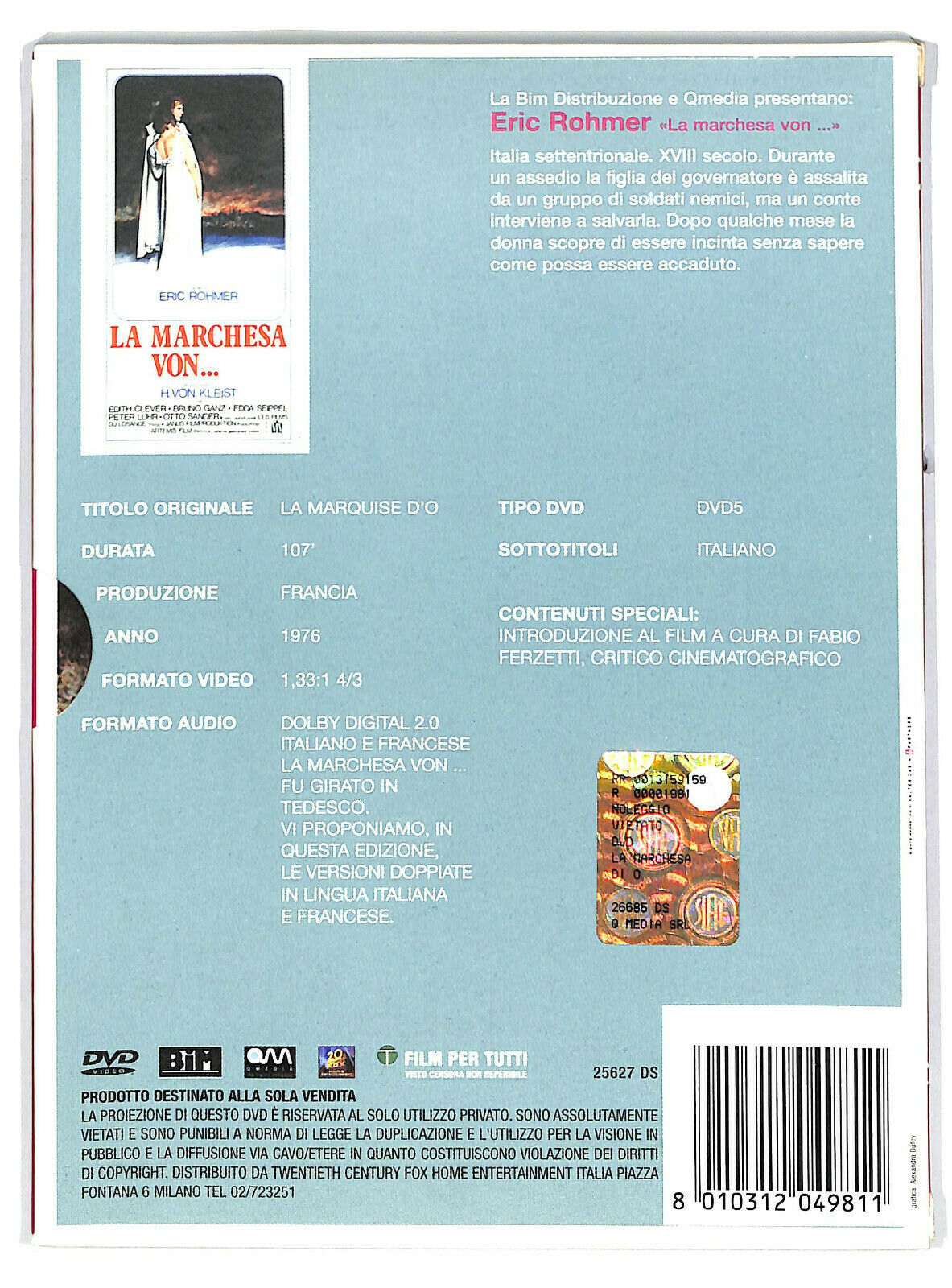 EBOND La Marchesa Von DVD D597106