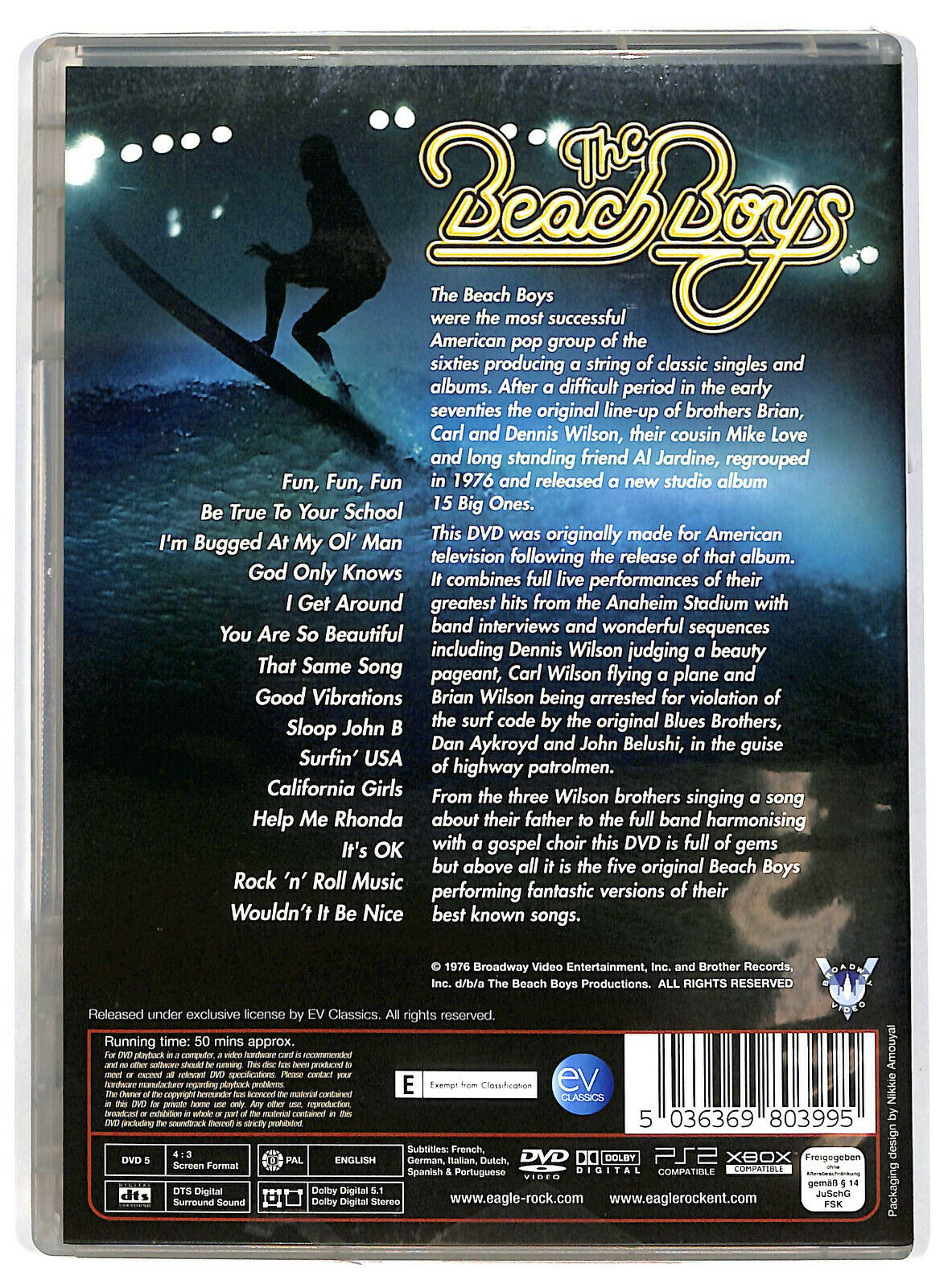 EBOND  The Beach Boys – Good Vibrations Tour DVD D597119