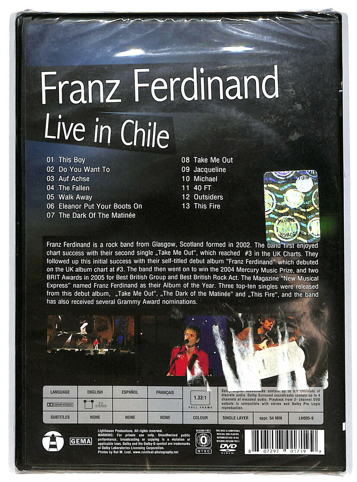 EBOND Franz Ferdinand - Live In Chile DVD D597131