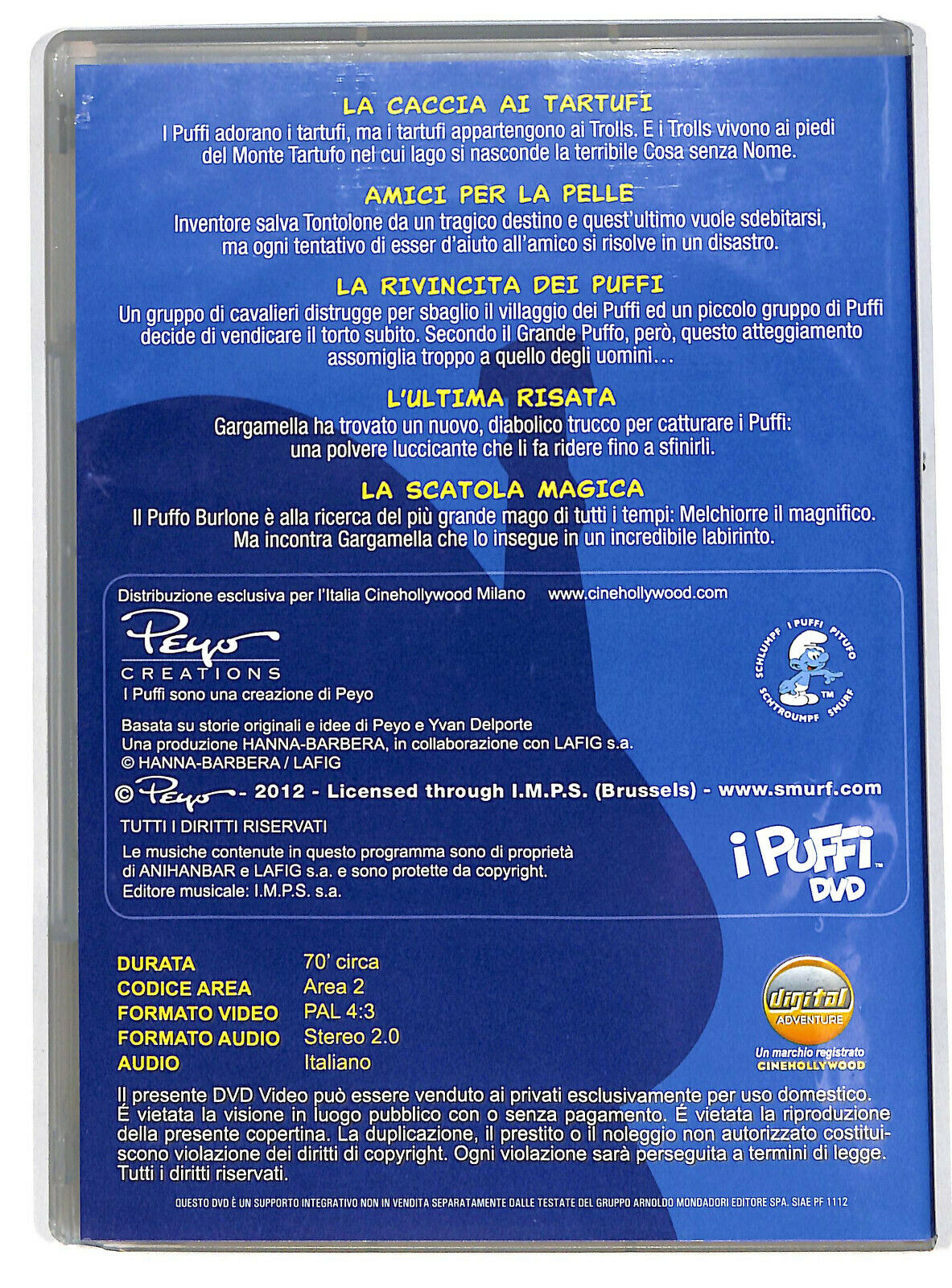 EBOND   I Puffi - La Rivincita Dei Puffi Vol.12 DVD Editoriale D597365