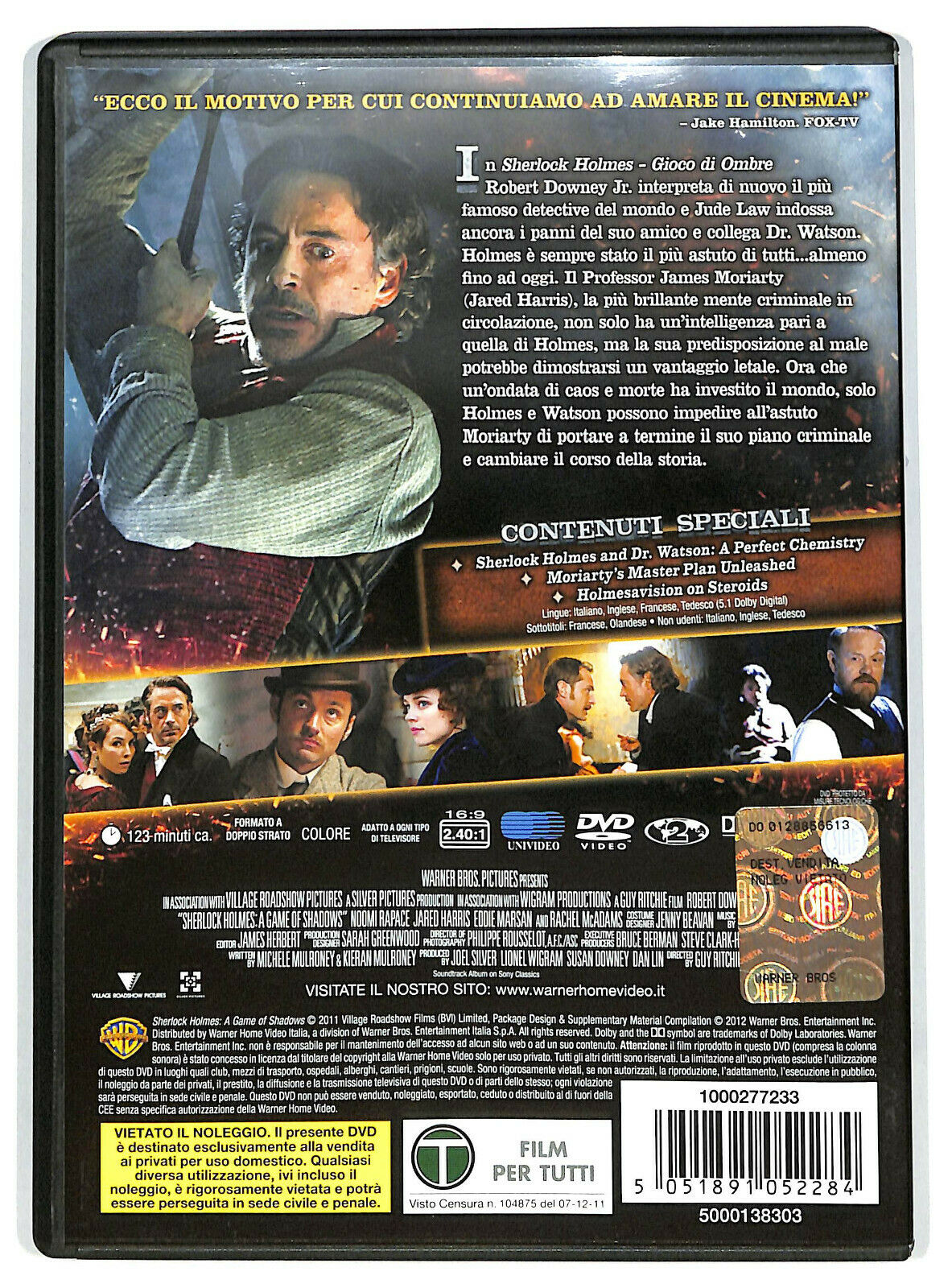 EBOND Sherlock Holmes Gioco Di Ombre  DVD D597901