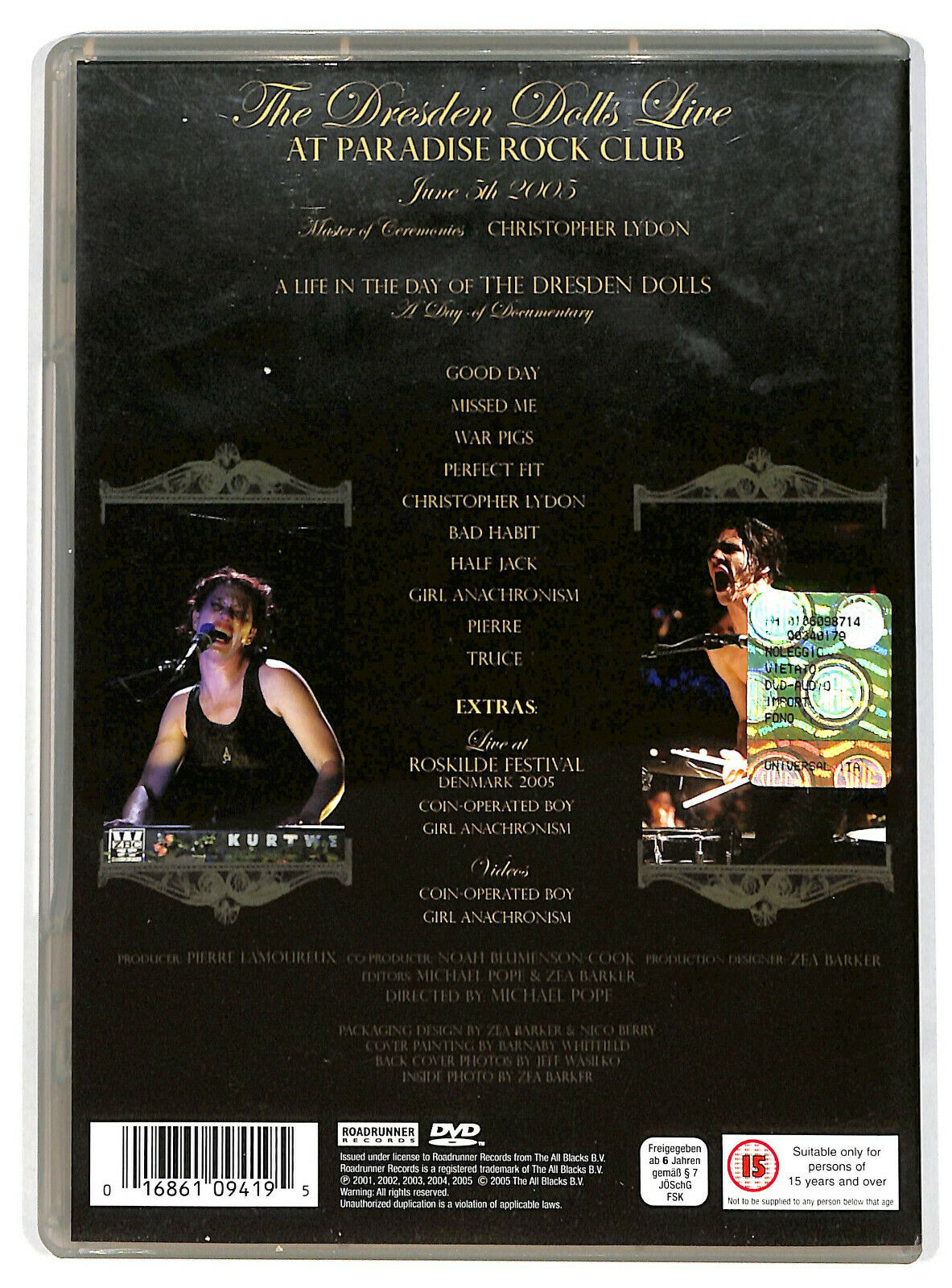 EBOND  The Dresden Dolls - Paradise DVD D598015