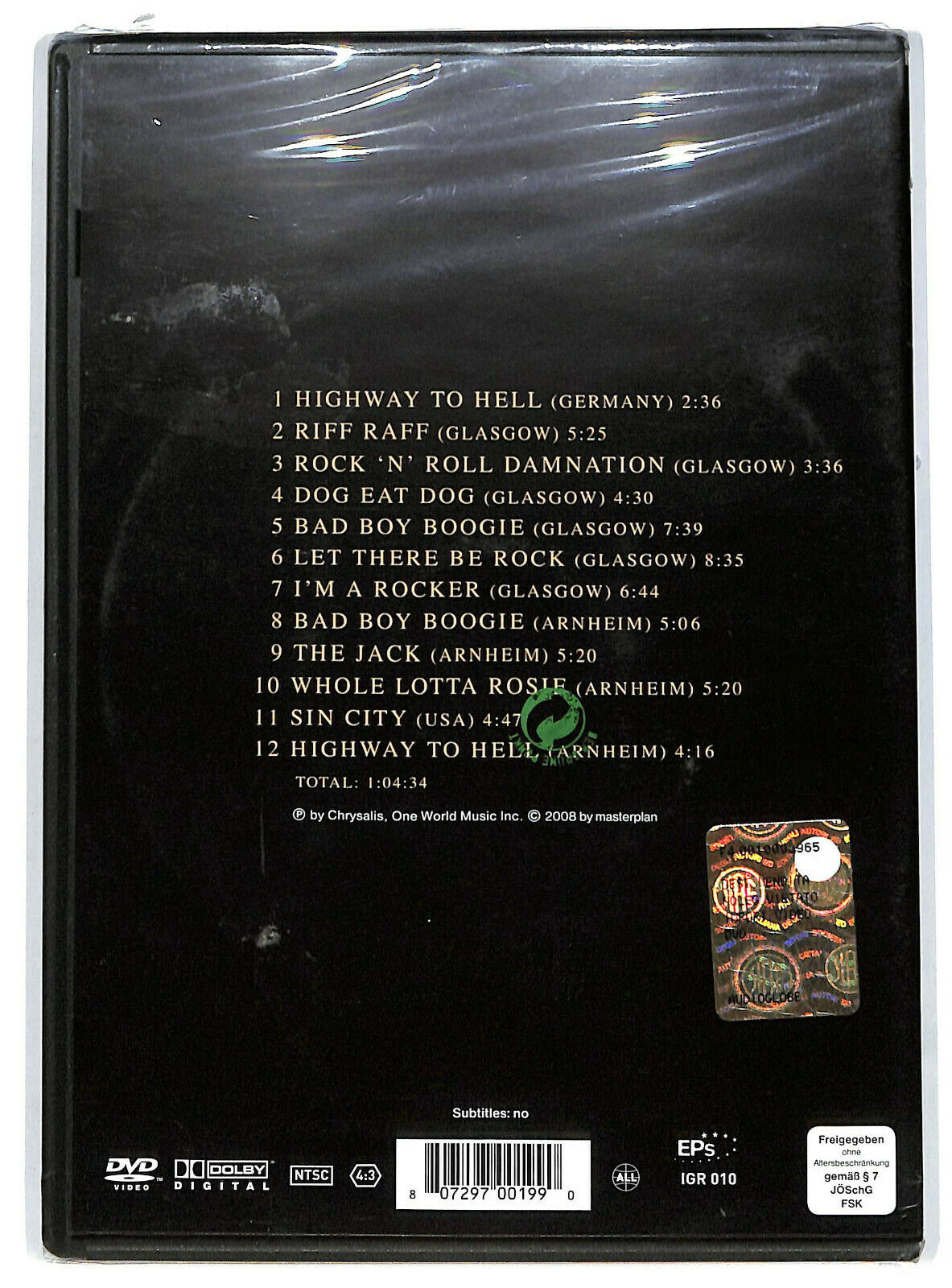 EBOND  Ac/dc ‎- Highway To Hell  DVD D598049