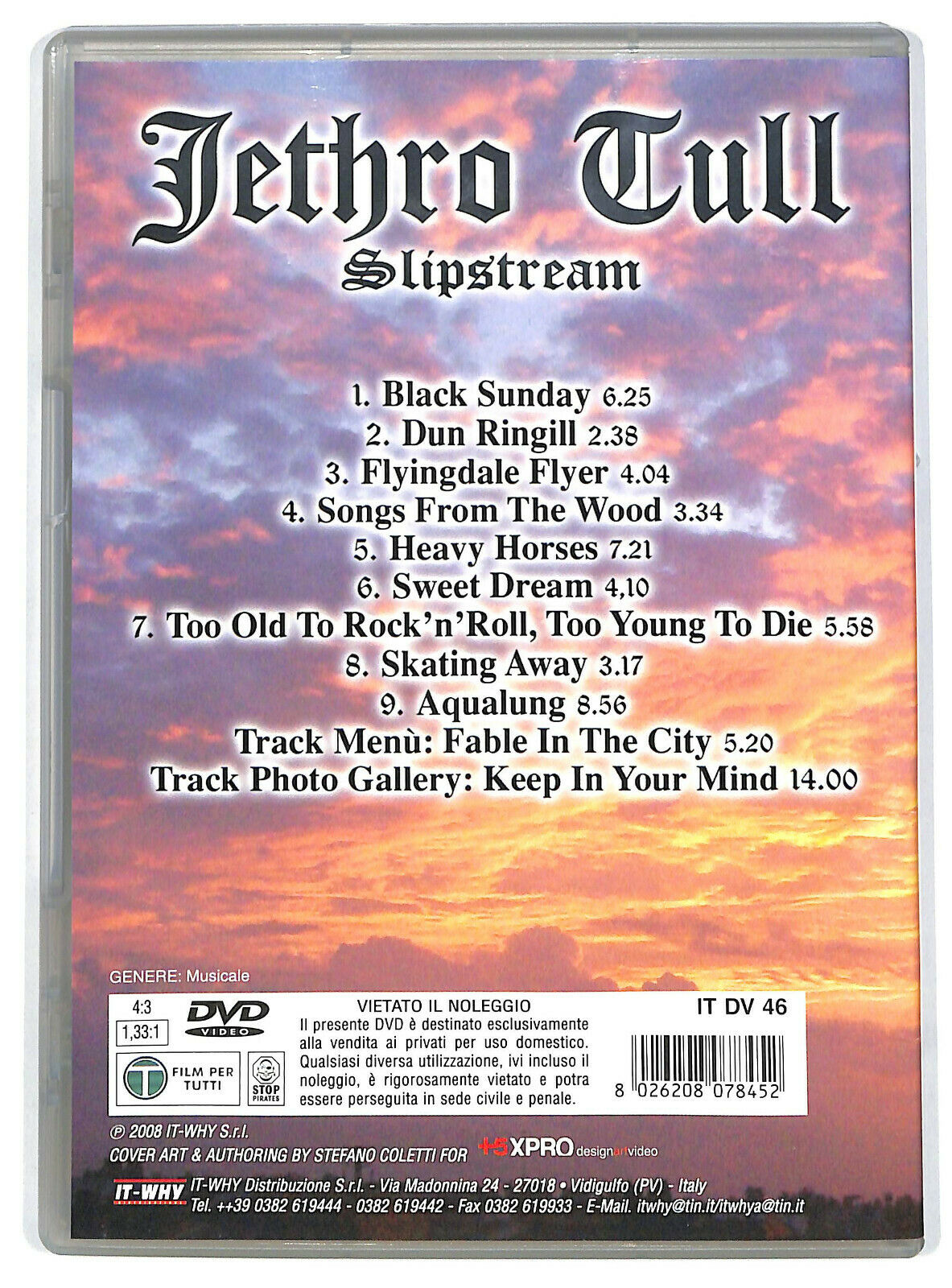 EBOND  Jethro Tull. Slipstream DVD D598050