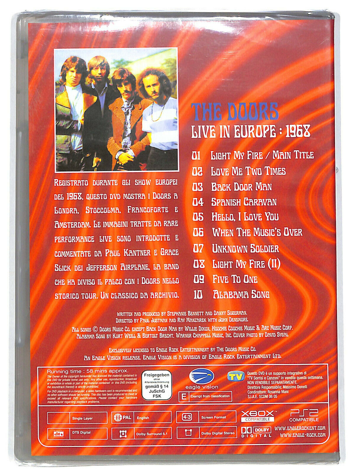 EBOND  The Doors - The Doors Live In Europe 1968 DVD Editoriale D598056