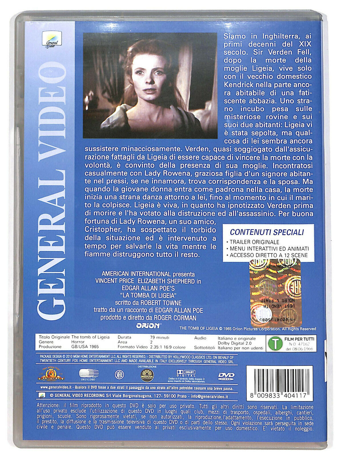 EBOND La Tomba Di Ligeia DVD D598111