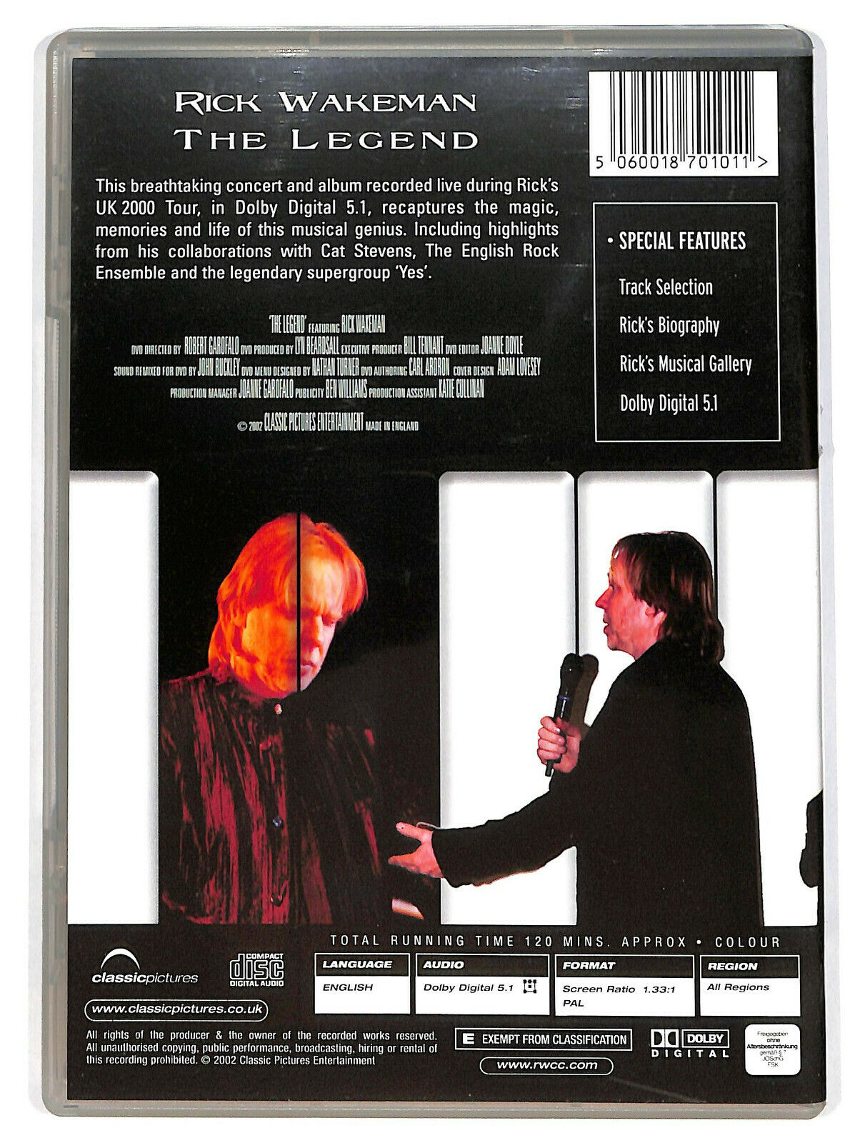 EBOND Rick Wakeman - Legend Live In Concert 2000 DVD + CD D598147