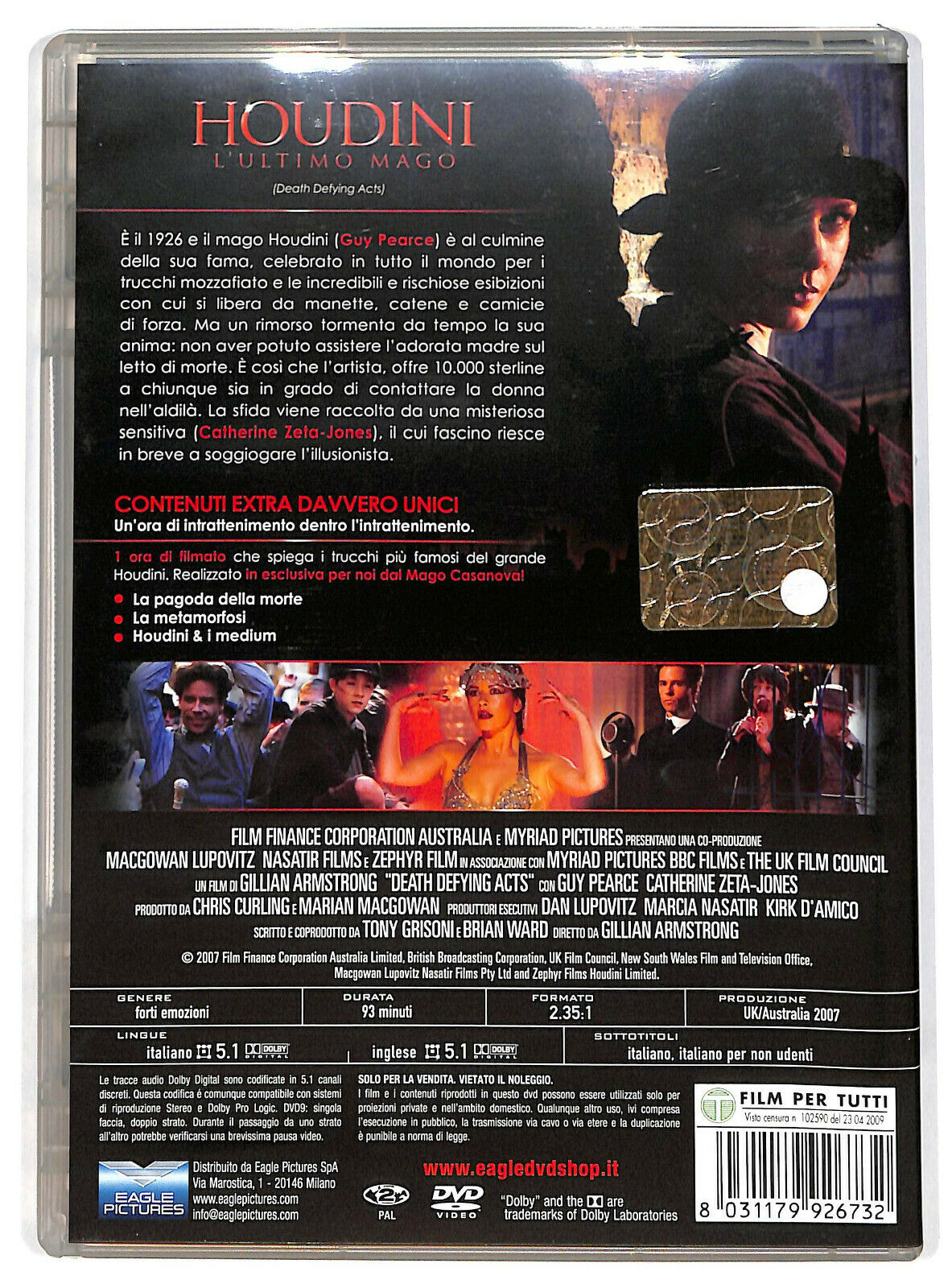 EBOND Houdini - L'ultimo Mago DVD D598152