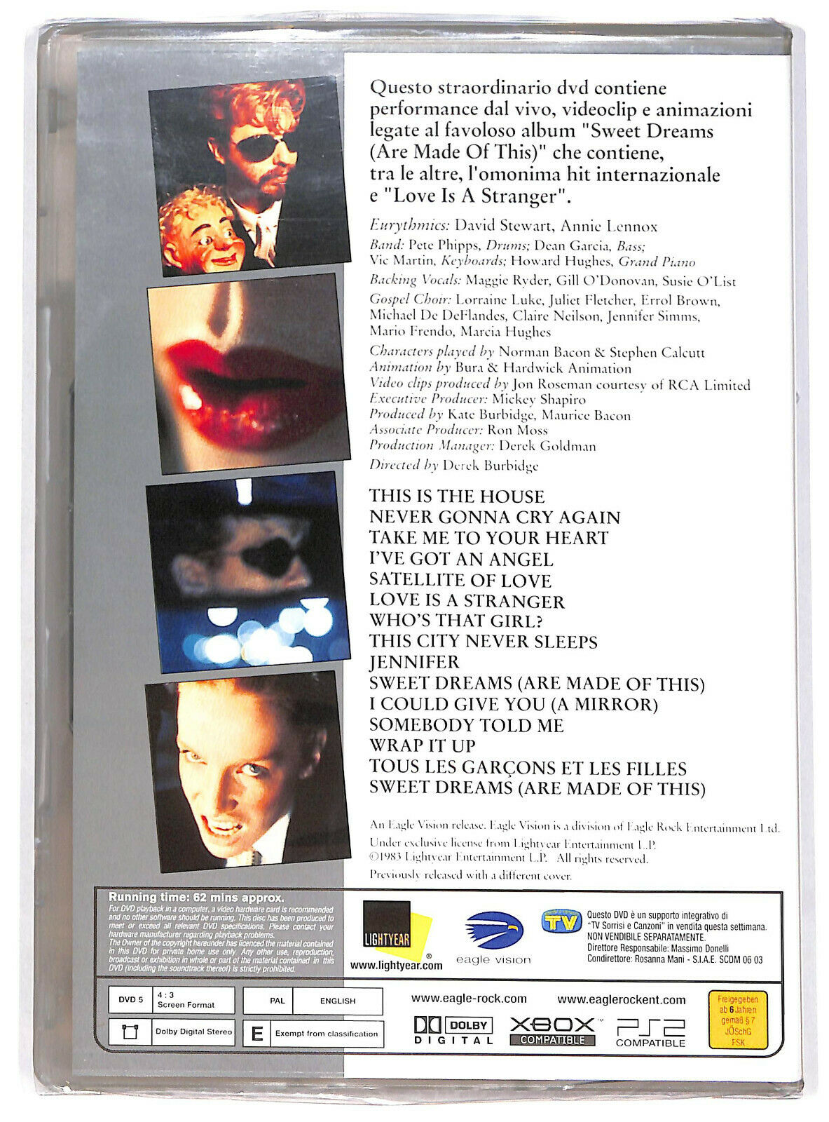 EBOND Eurythmics – Sweet Dreams (the Video Album)  Editoriale DVD D598308