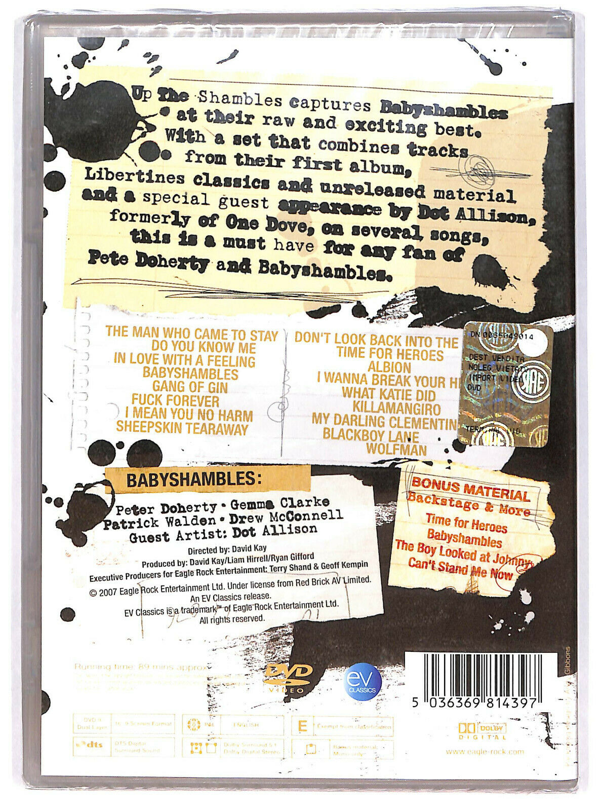 EBOND Babyshambles – Up The Shambles - Live In Manchester DVD D598317