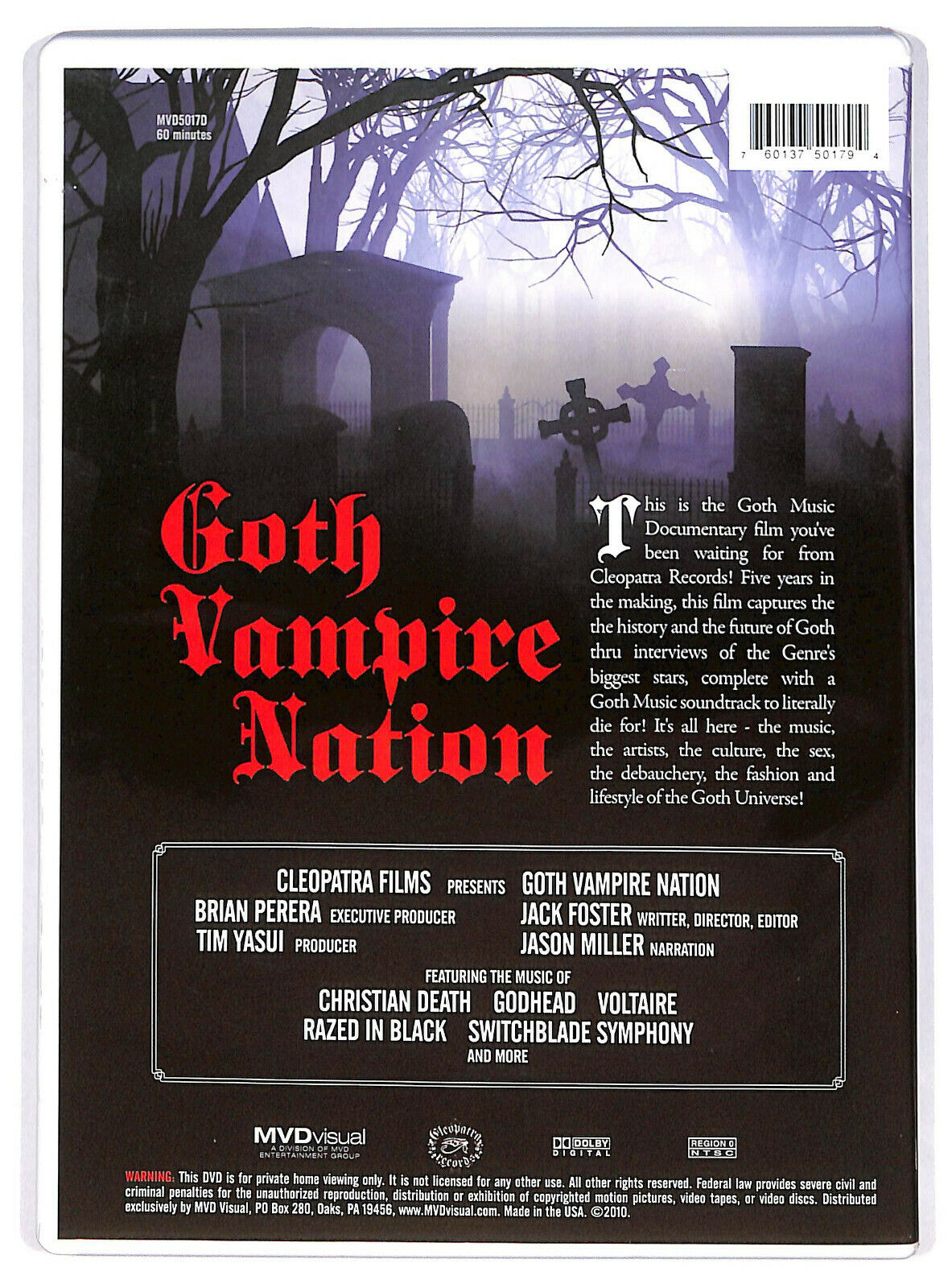 EBOND Goth Vampire Nation  DVD D598321