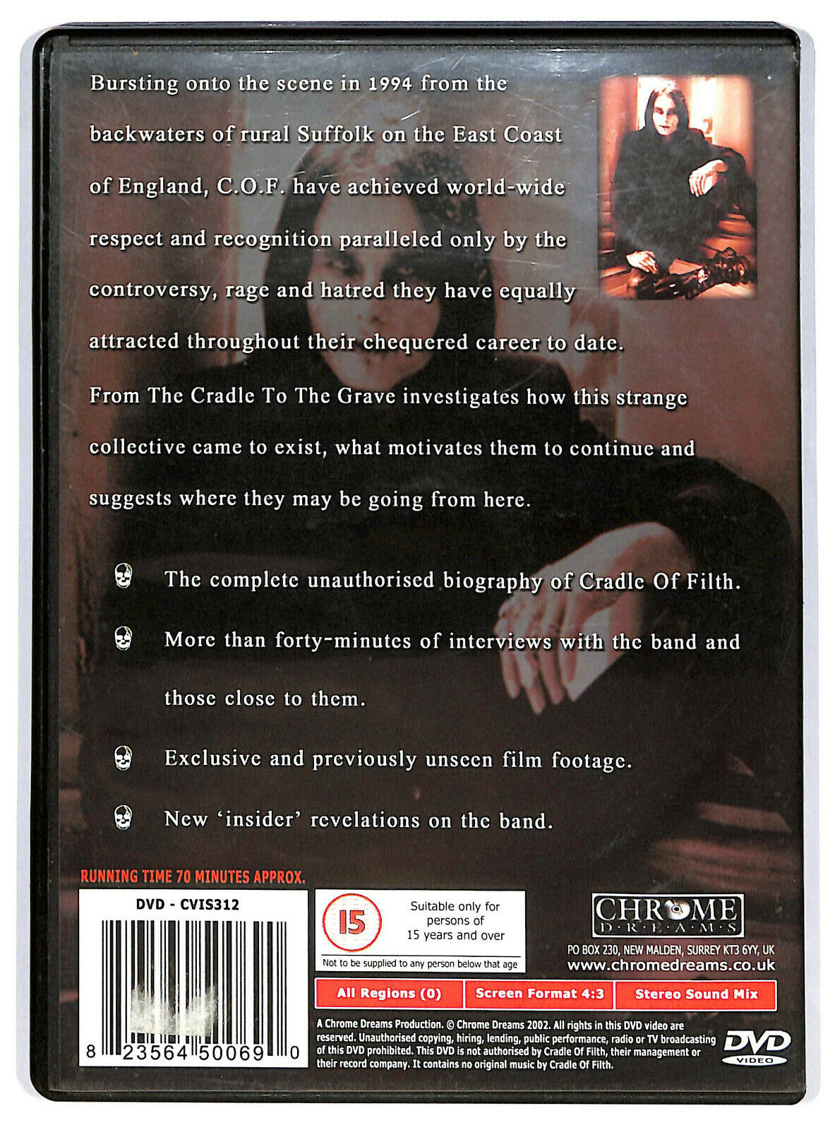 EBOND Cradle Of Filth: Cradle To The Grave  DVD D598335