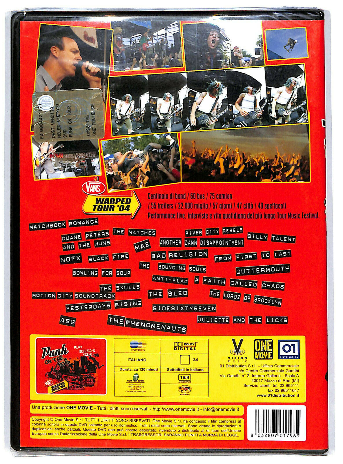 EBOND Punk On The Road. The Vans Warped Tour '04 DVD D598401