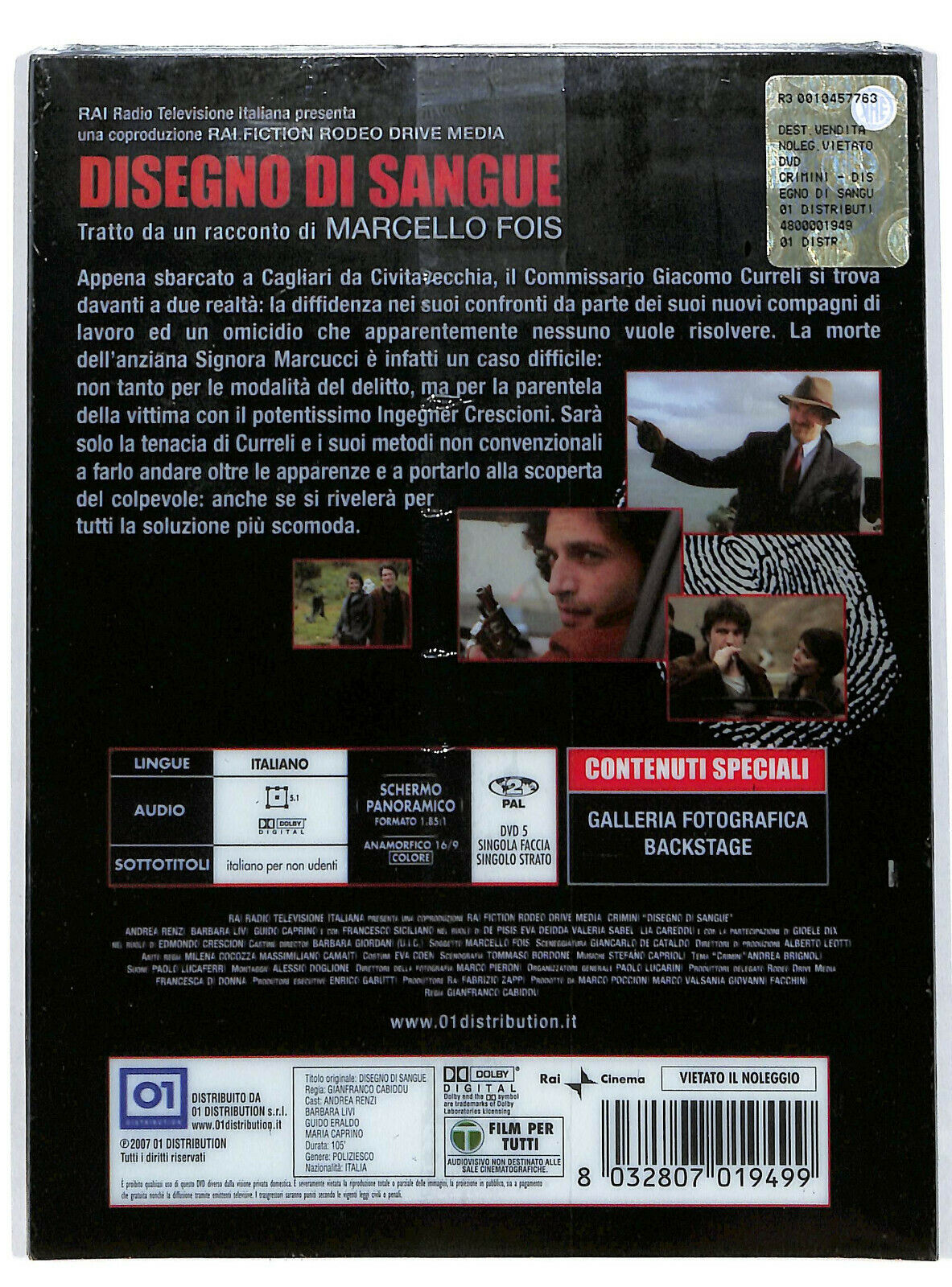 EBOND Crimini Disegno Di Sangue DVD D598458
