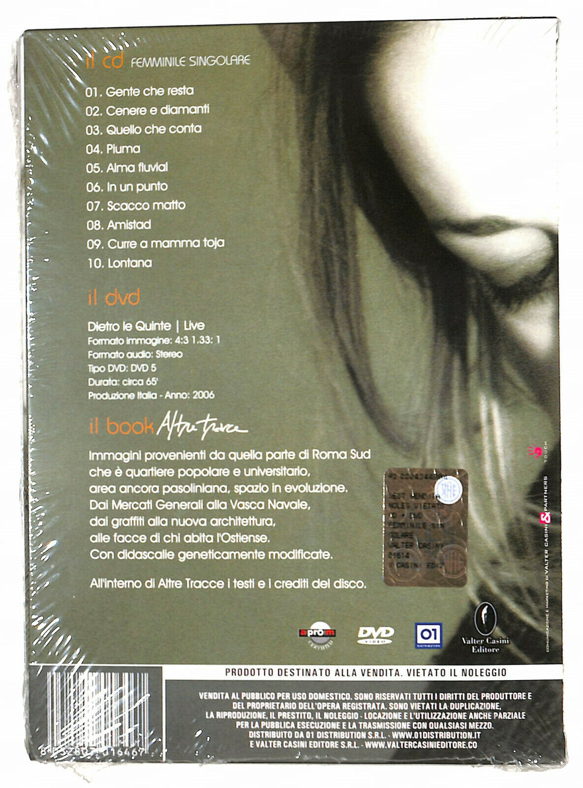 EBOND  Pilar Femminile Singolare DVD+ CD+ Book D598521