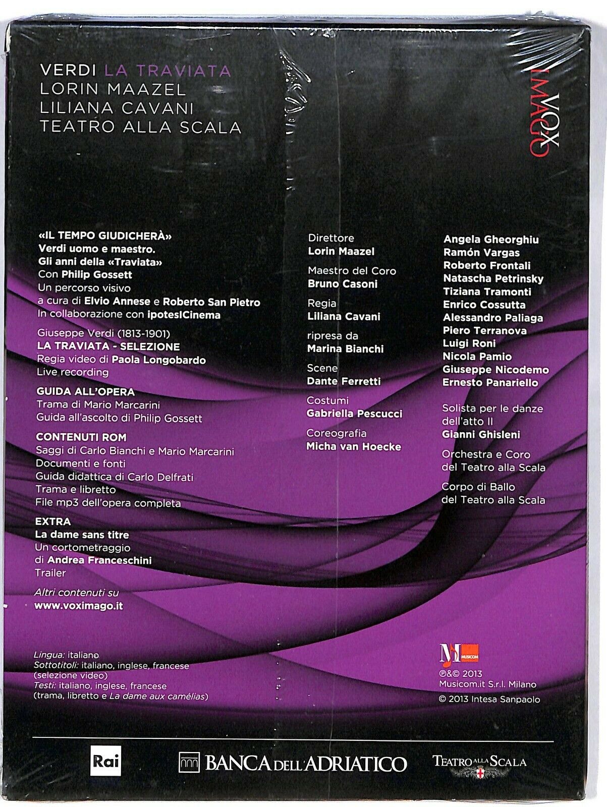 EBOND Verdi - La Traviata - Lorin Maazel - Liliana Cavani DVD D598807