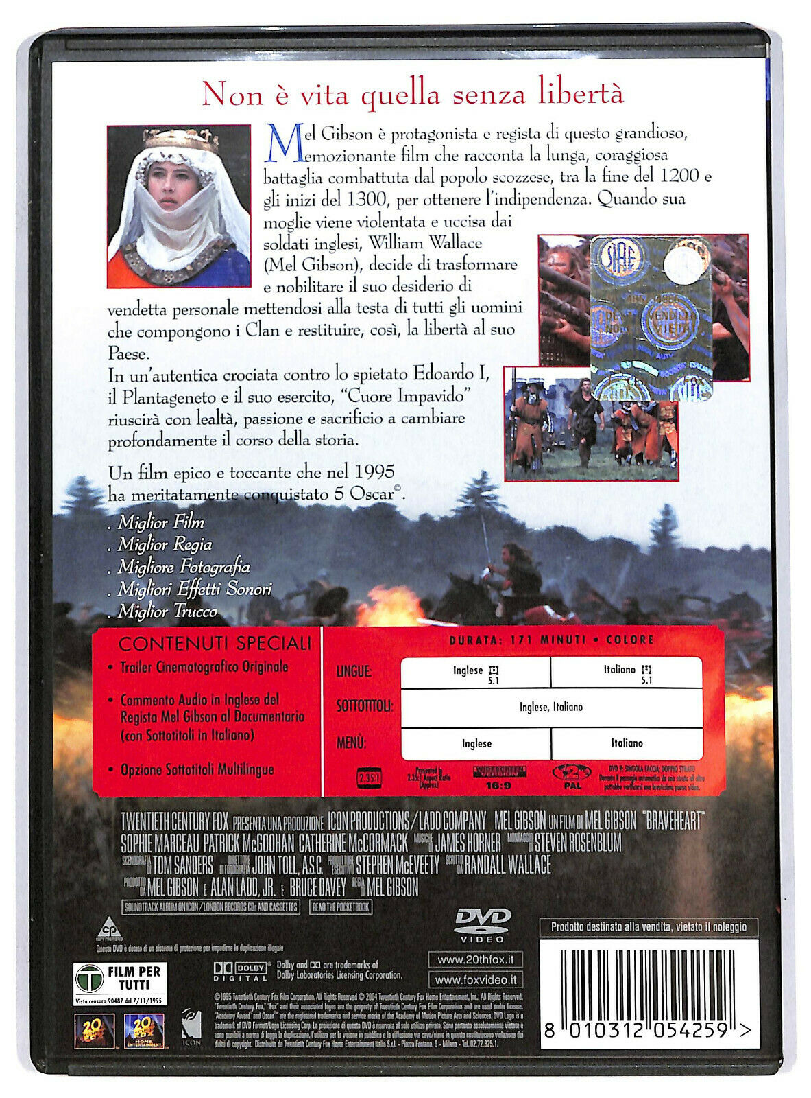 EBOND Braveheart DVD D599158