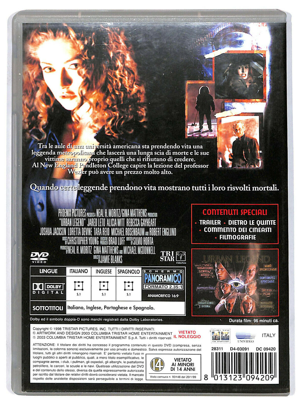 EBOND   Urban Legend DVD D599317