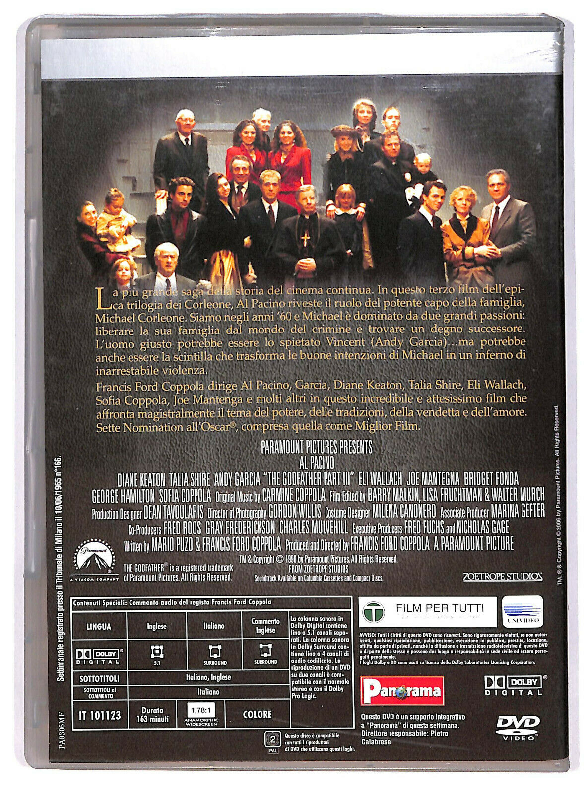 EBOND   Il Padrino - Parte Iii  DVD Editoriale D599562