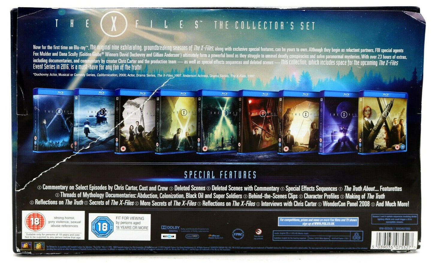 EBOND The X Files The Collector's Set Season 1 - 9 BLURAY Uk Edition BLURAY D599705