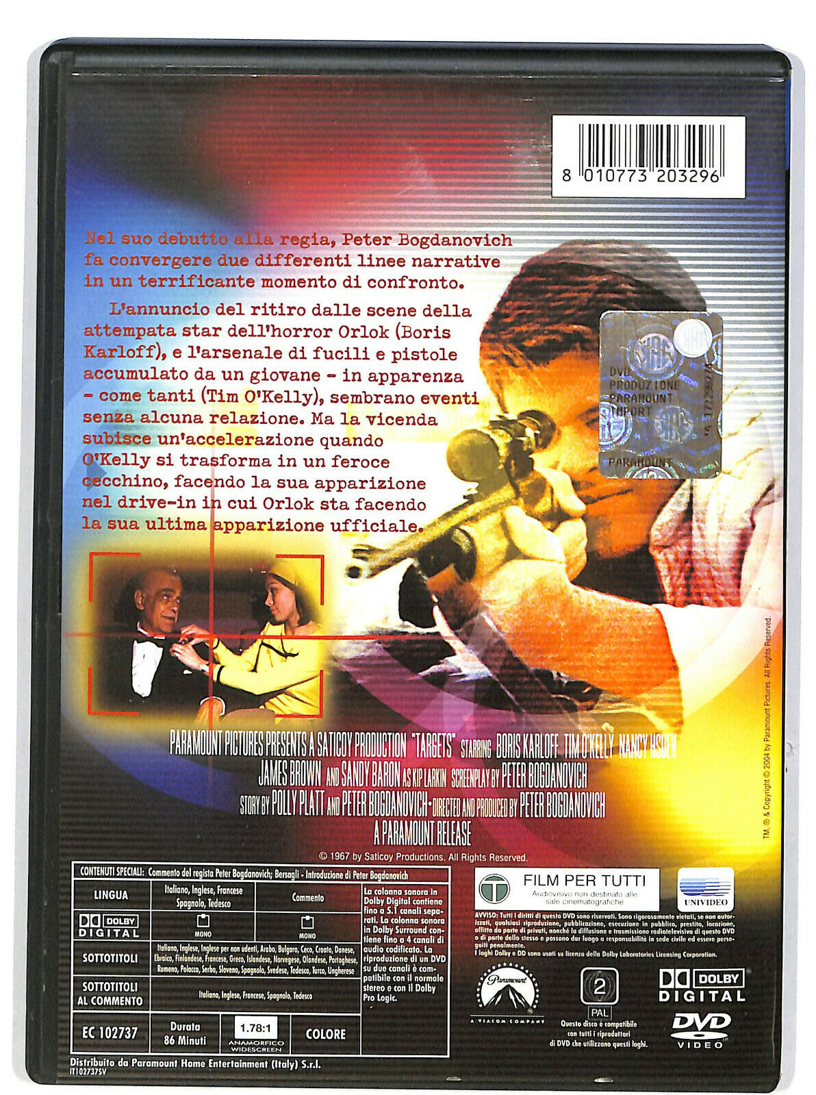 EBOND Bersagli  DVD D600555