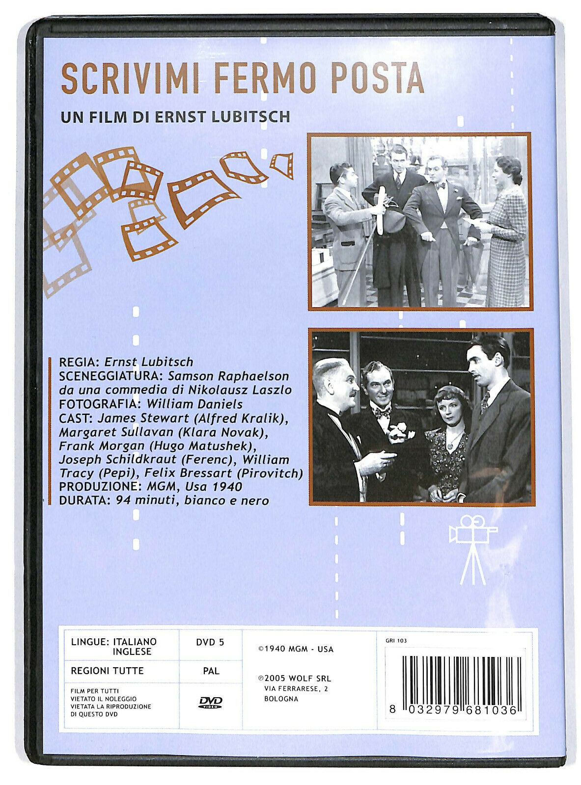 EBOND  Scrivimi Fermo Posta DVD D601129