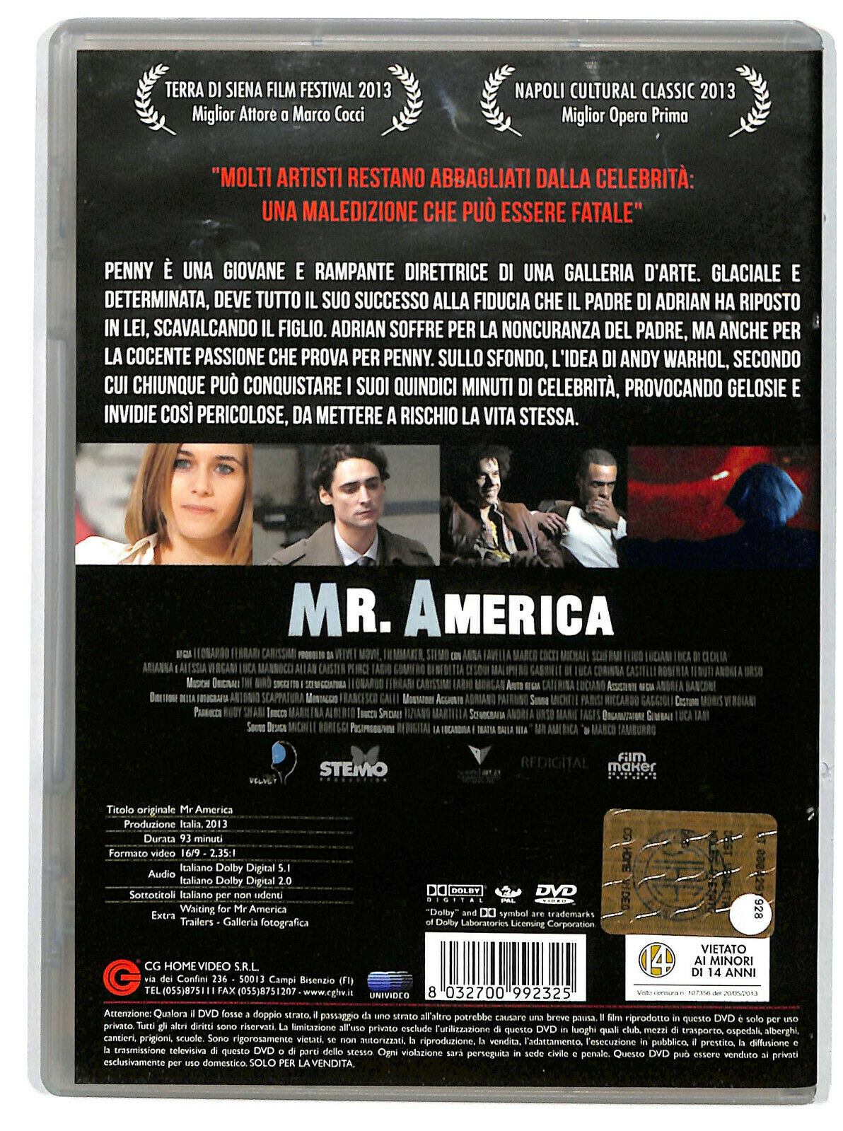 EBOND Mr.america  DVD D601254