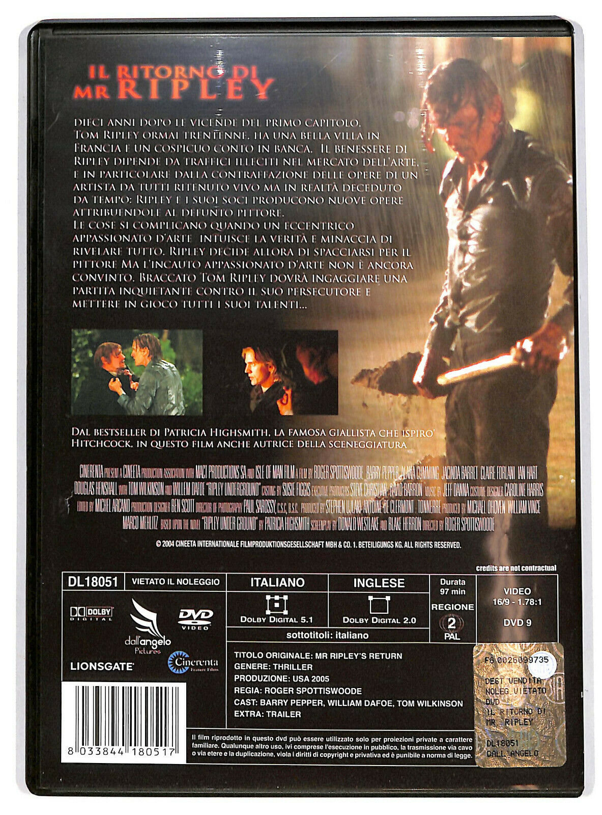 EBOND Il Ritorno Di Mr. Ripley  DVD D601304