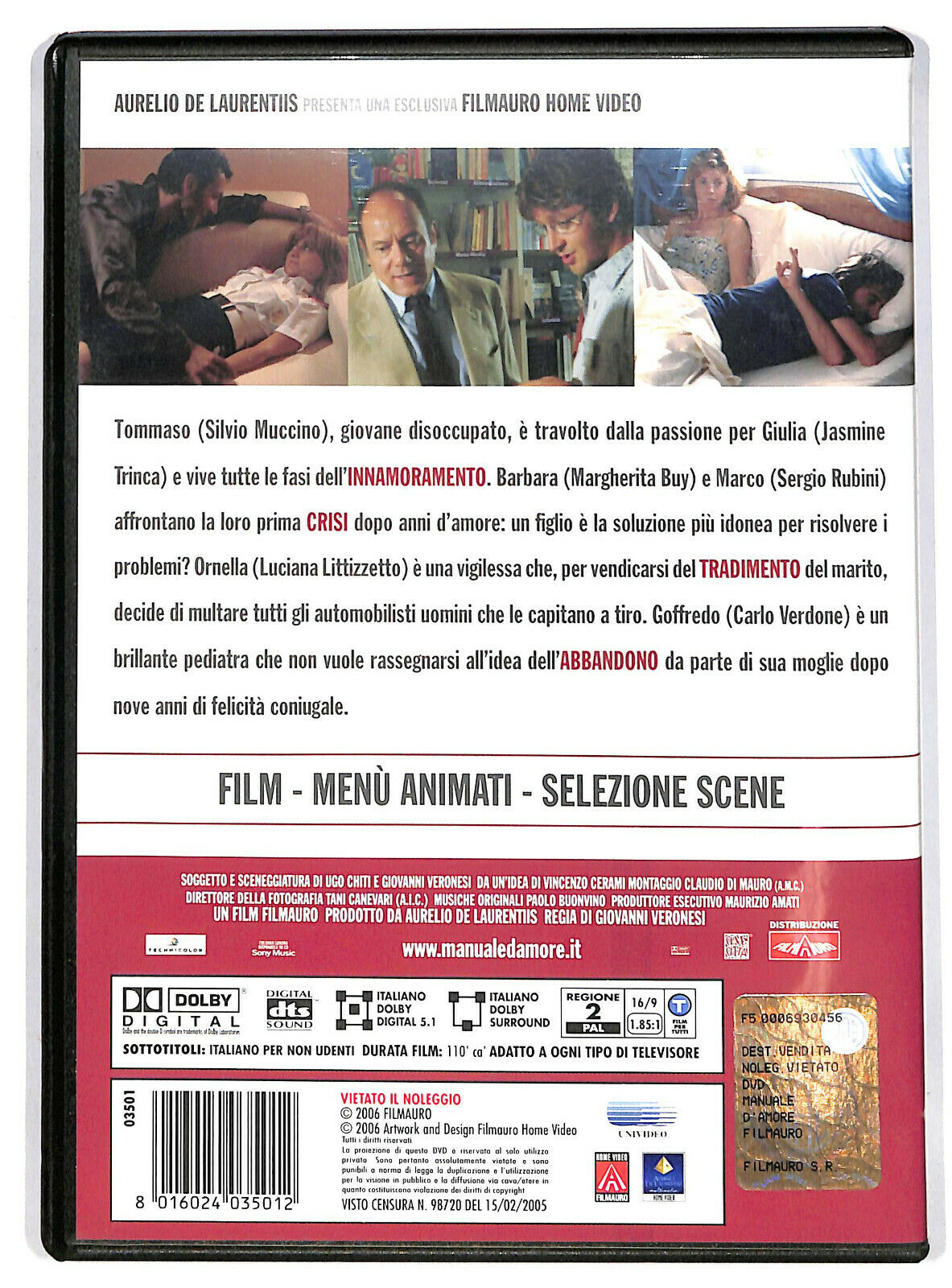 EBOND Manuale D'amore DVD D601332